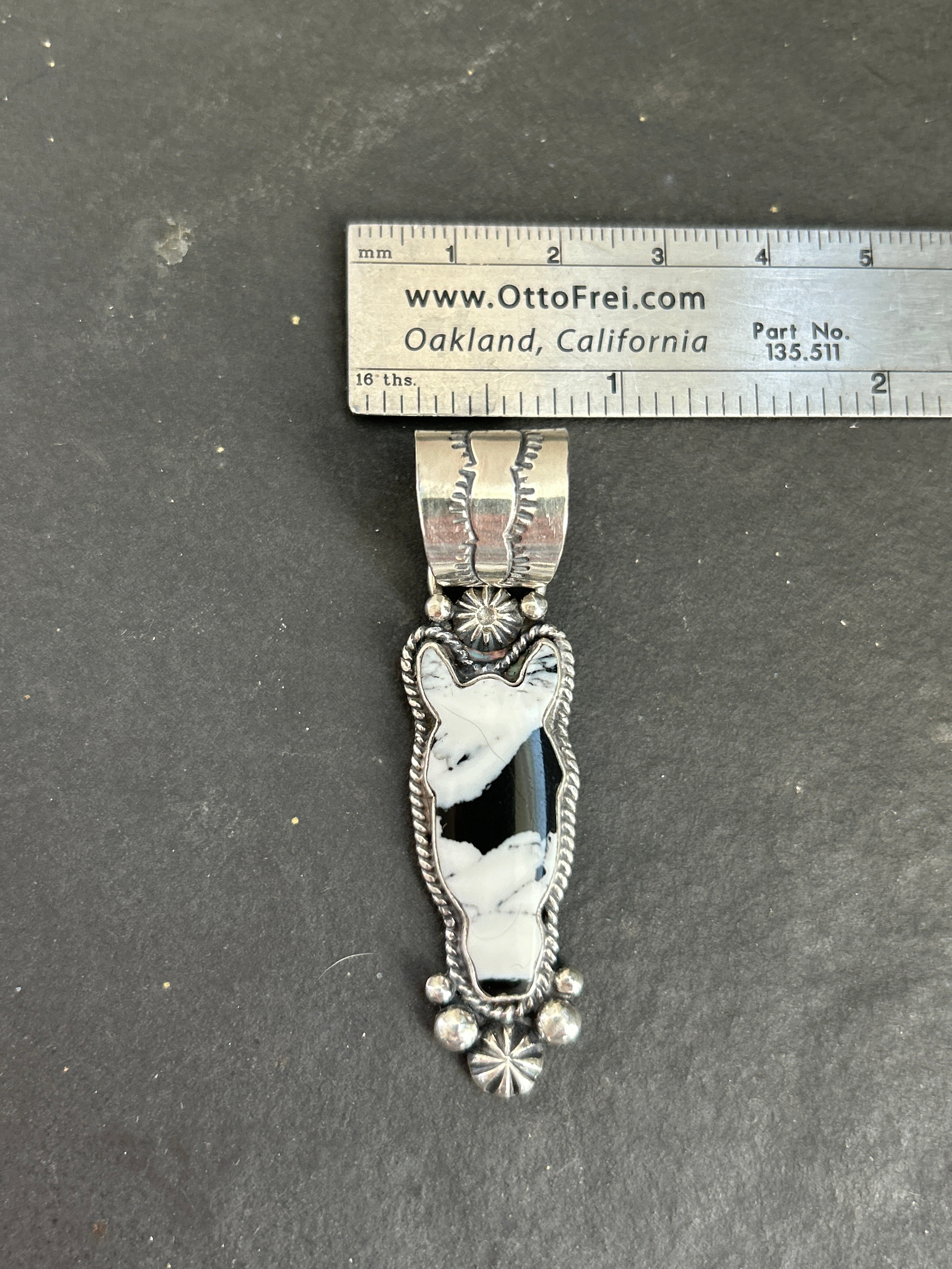 White Buffalo Horse Head Pendant