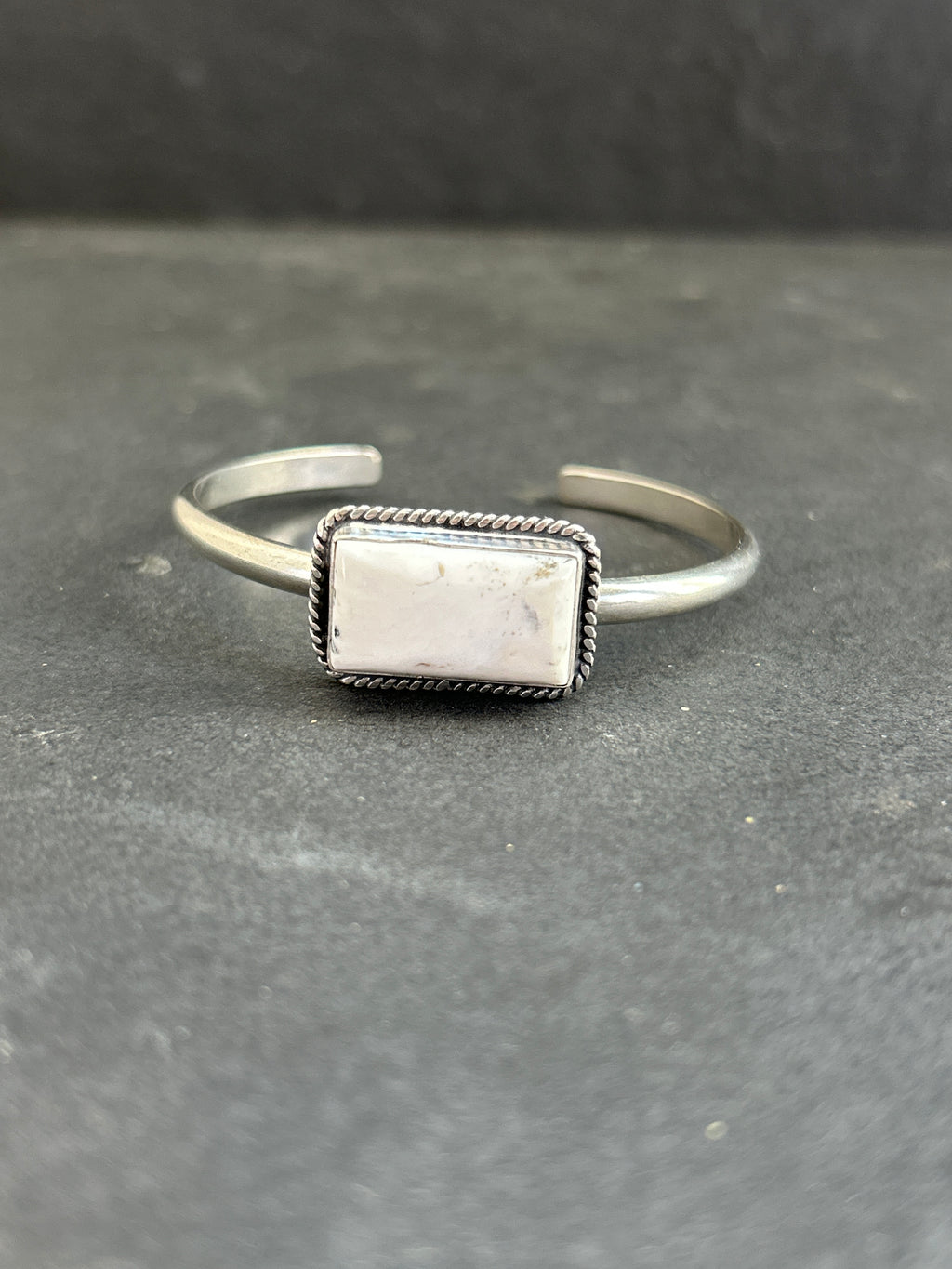 White Buffalo Stacking Cuff