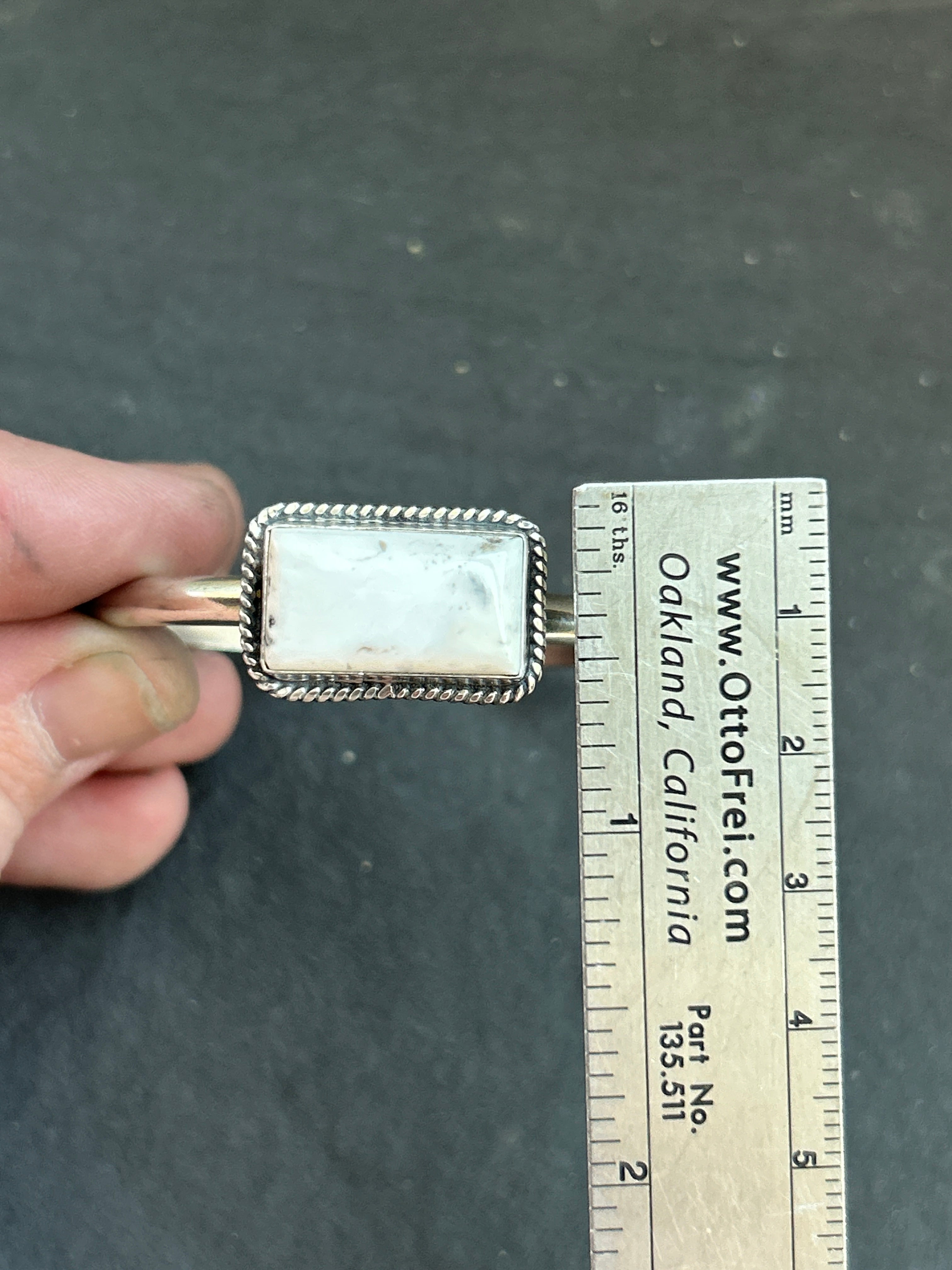 White Buffalo Stacking Cuff