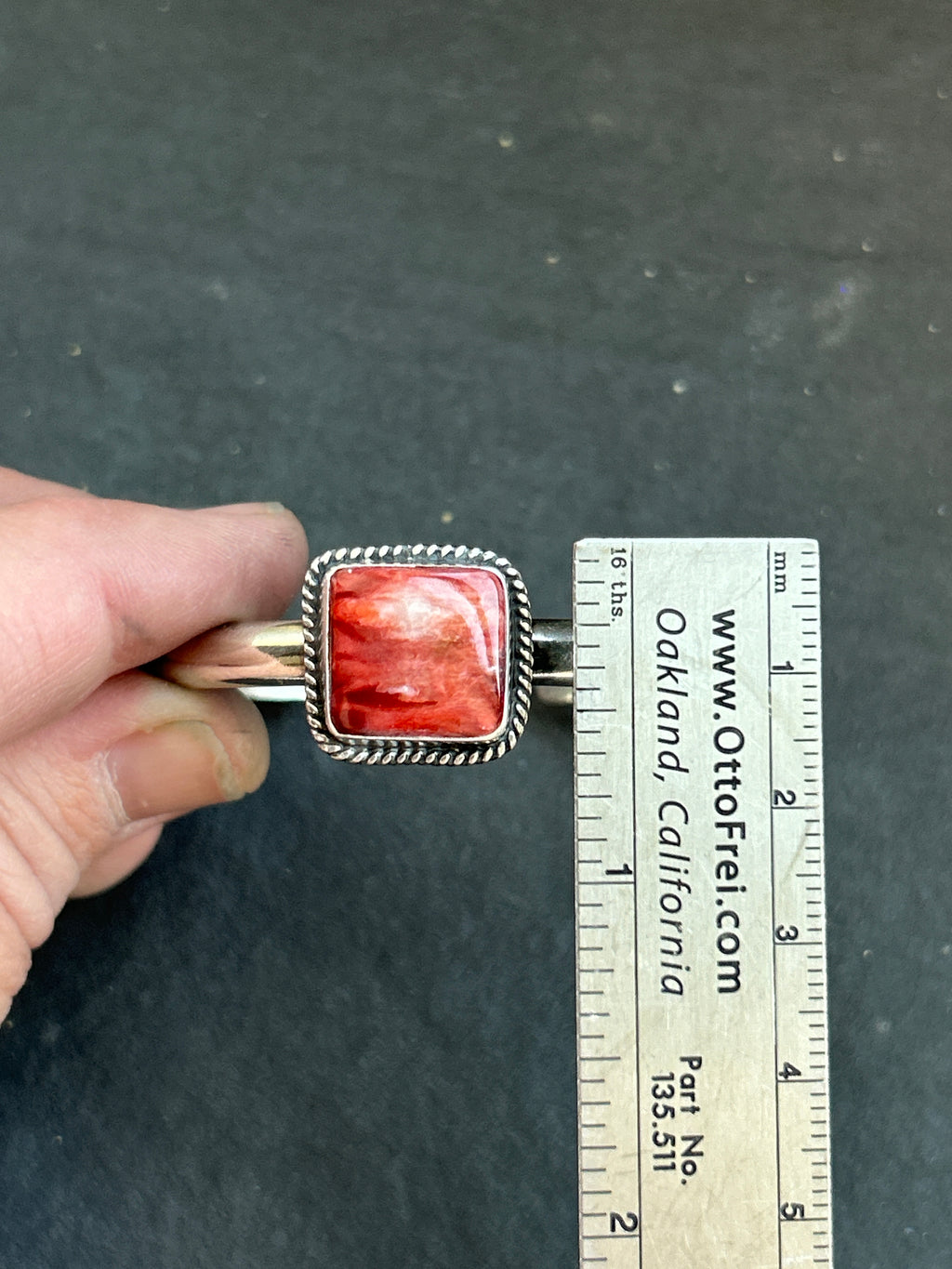 Red Spiny Oyster Stacking Cuff