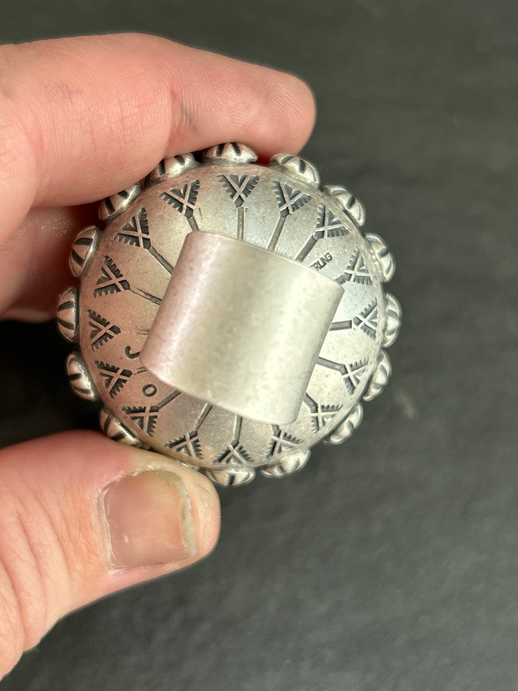 The Sterling Silver Gyrating Tushí Blossom Pendant