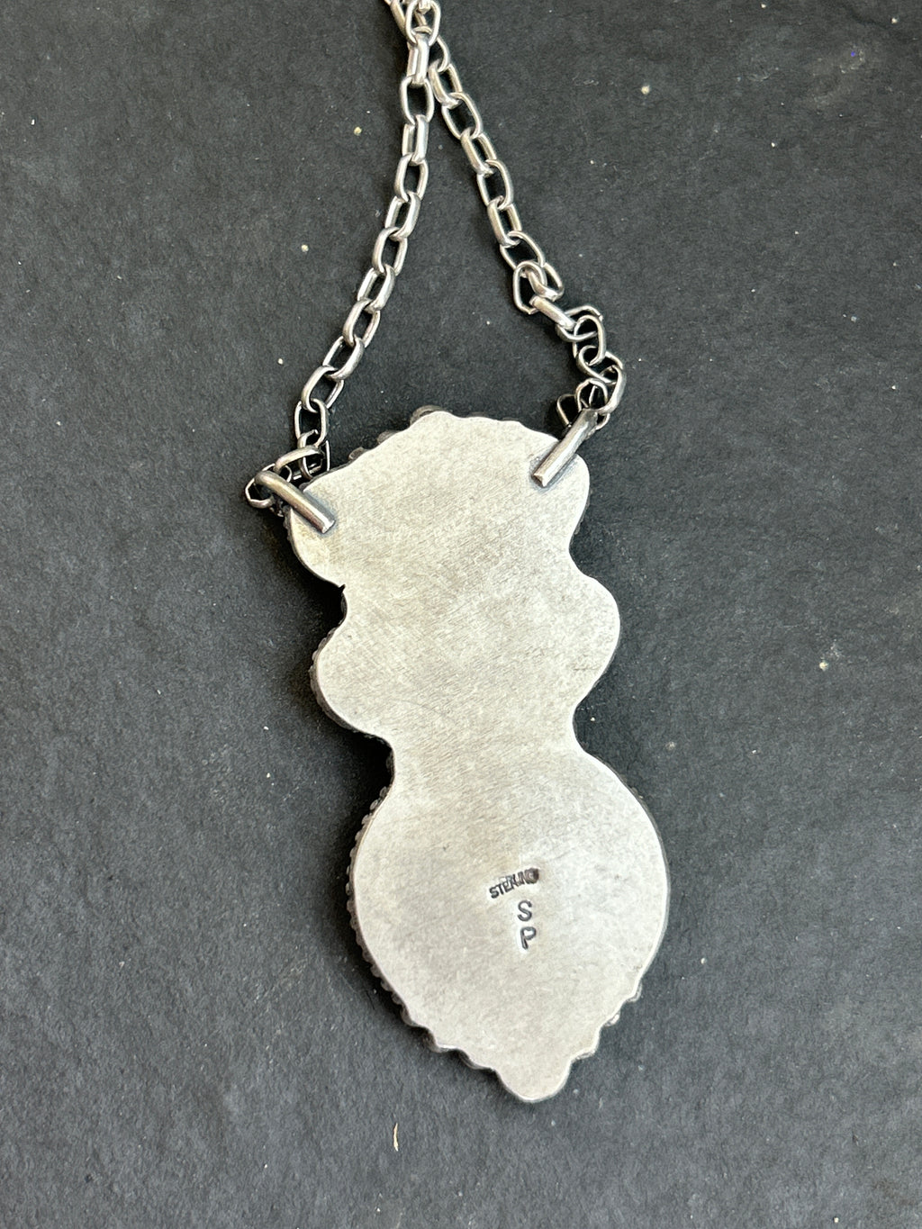 Mine #8 + Buffalo Nickel Graduated Fixed Chain Necklace