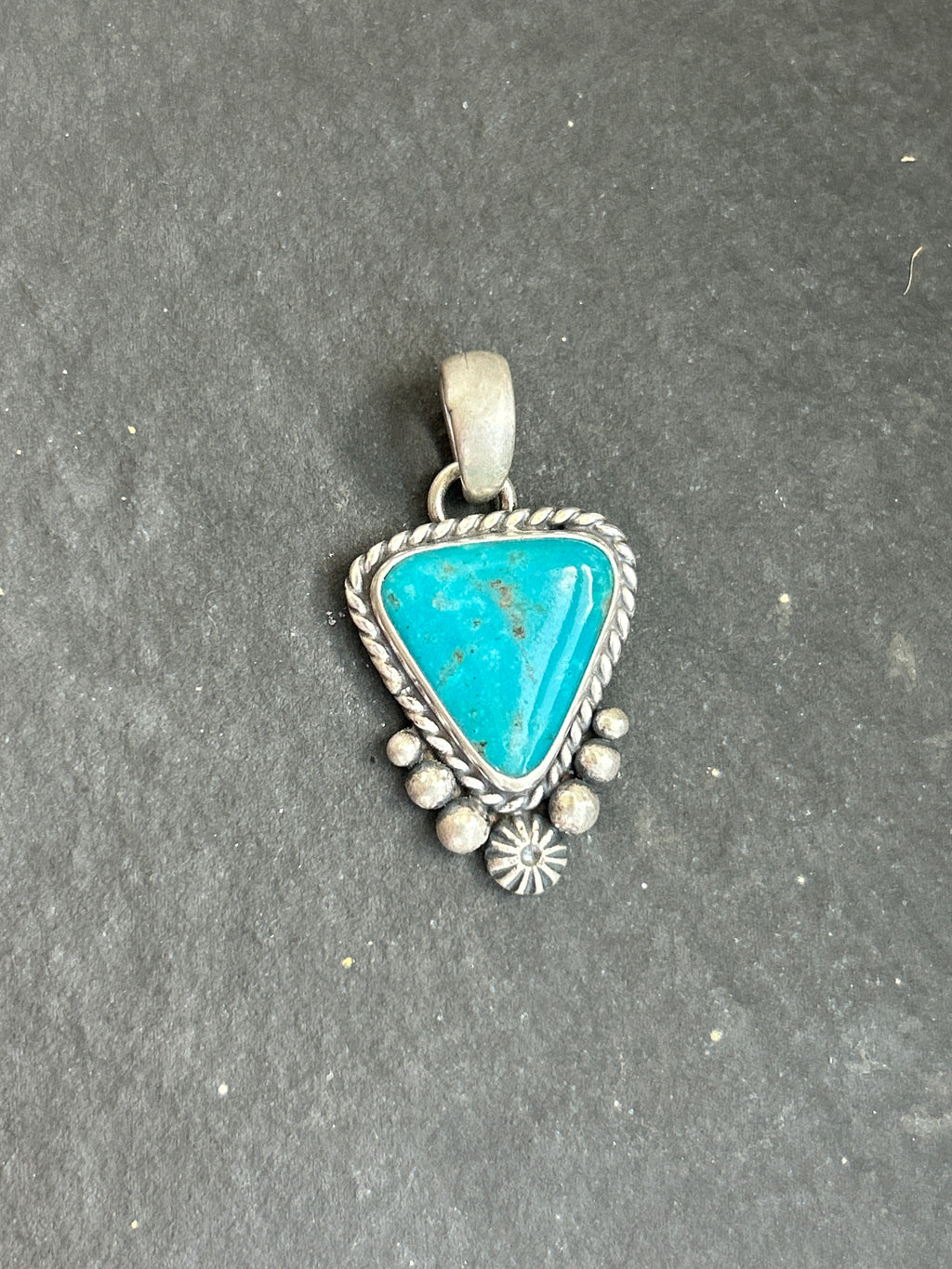 Fox Mine Turquoise Mini Pendant