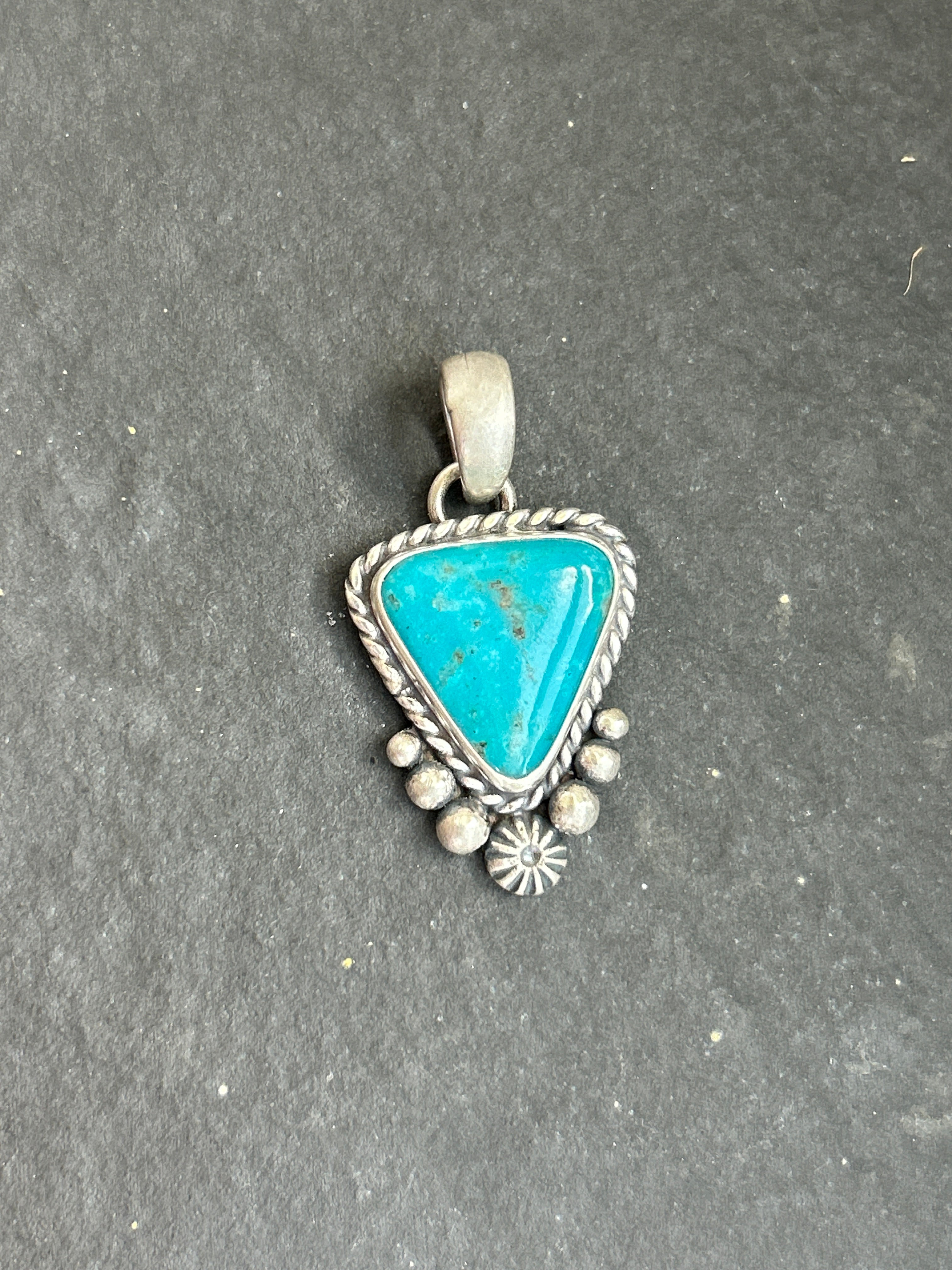 Fox Mine Turquoise Mini Pendant