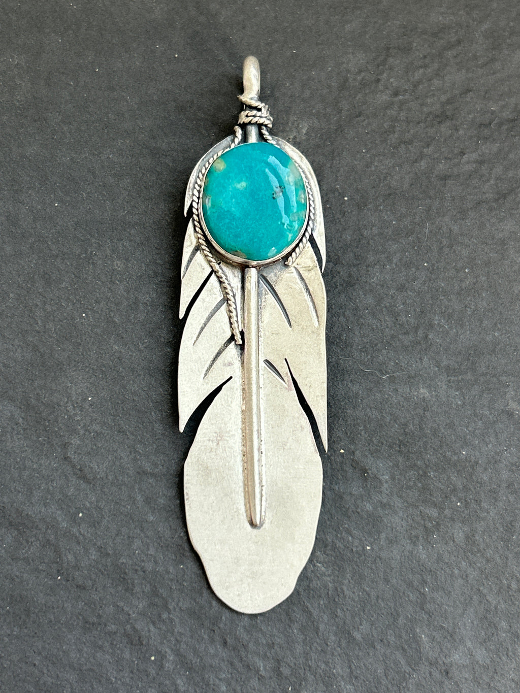 Fox Mine Feather of Courage Pendant