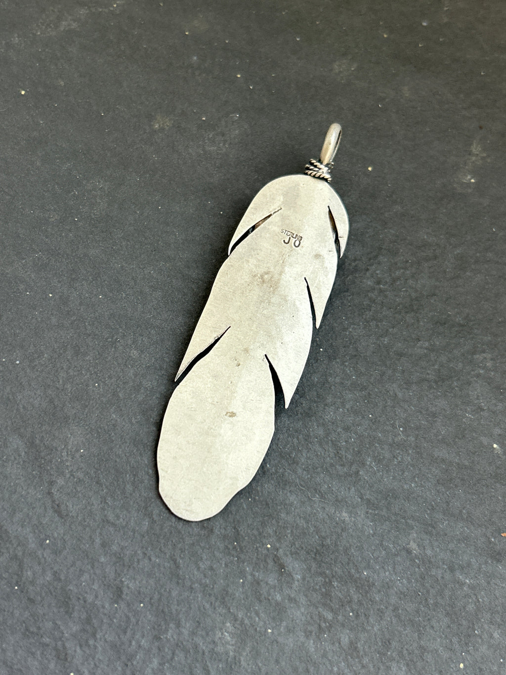 Fox Mine Feather of Courage Pendant