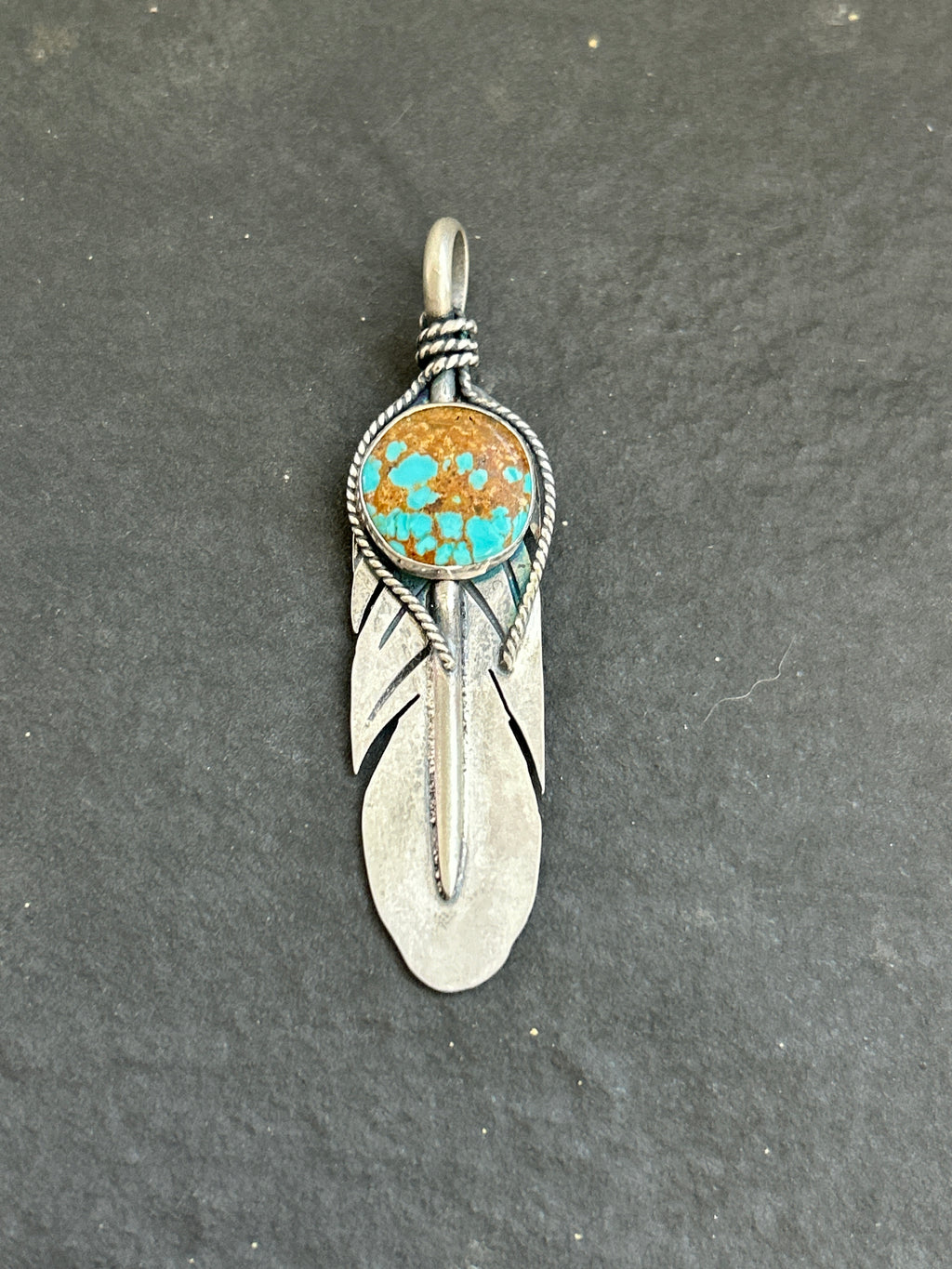 Mine #8 Everyday Feather Pendant
