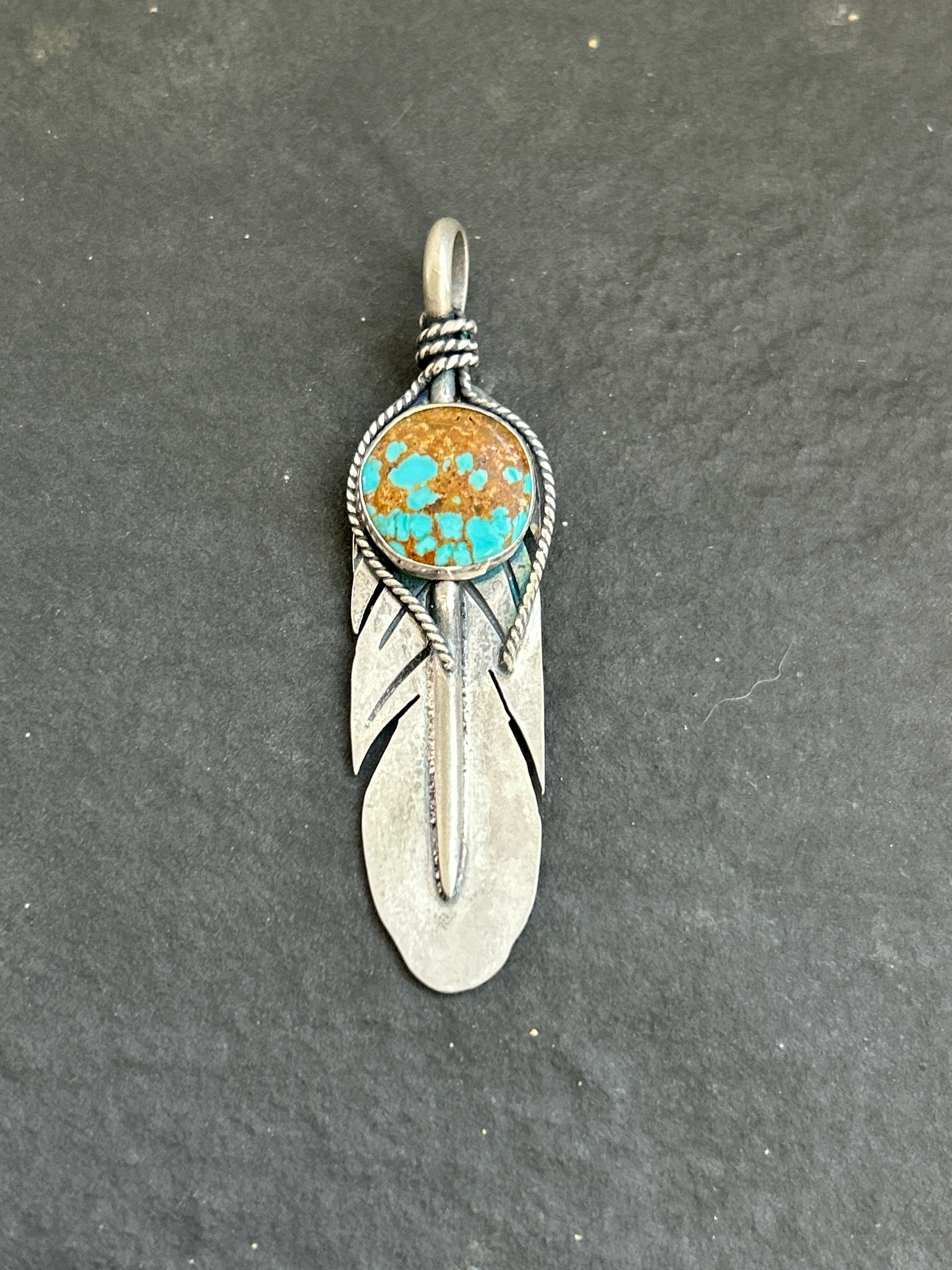 Mine #8 Everyday Feather Pendant