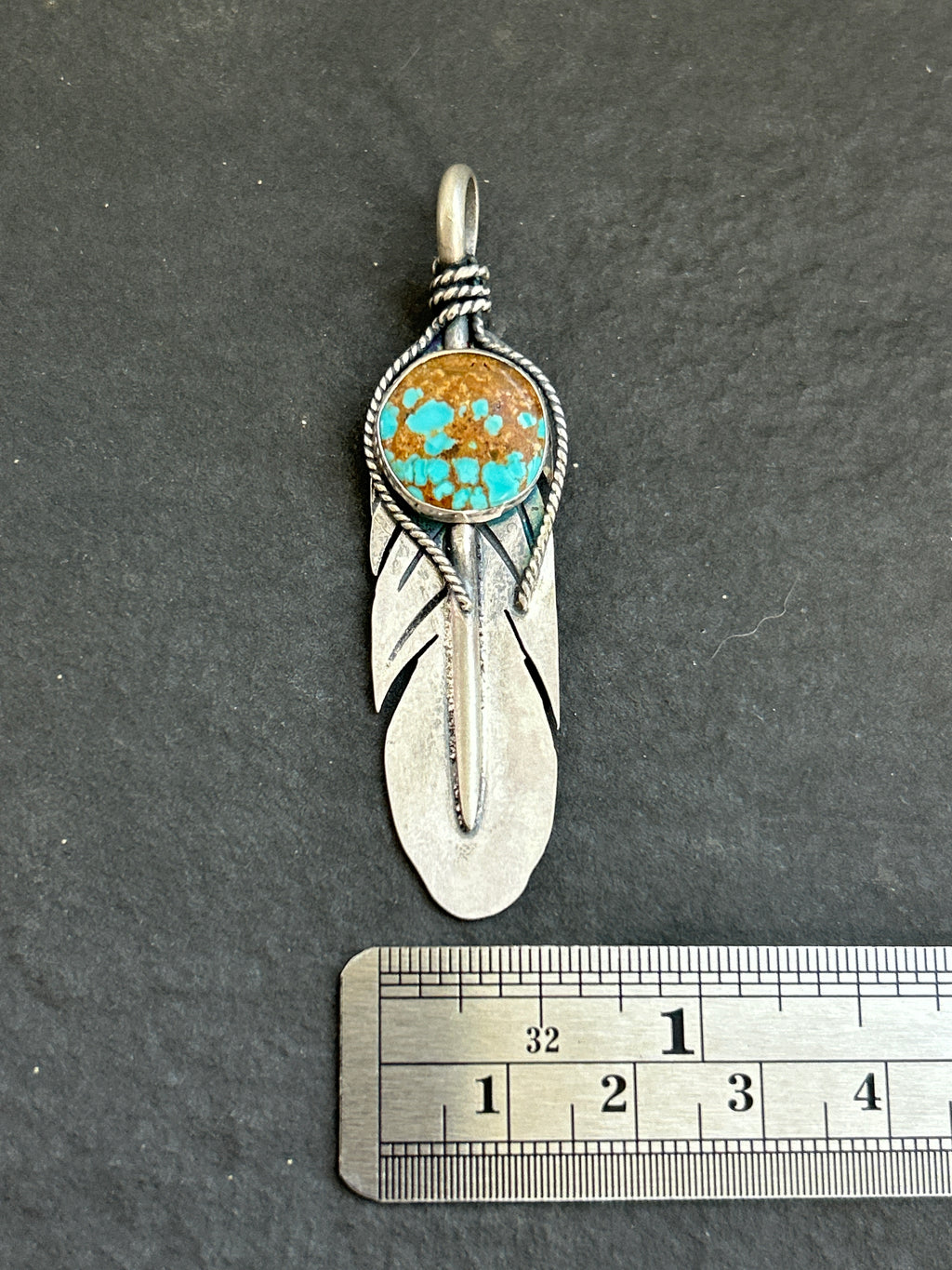 Mine #8 Everyday Feather Pendant