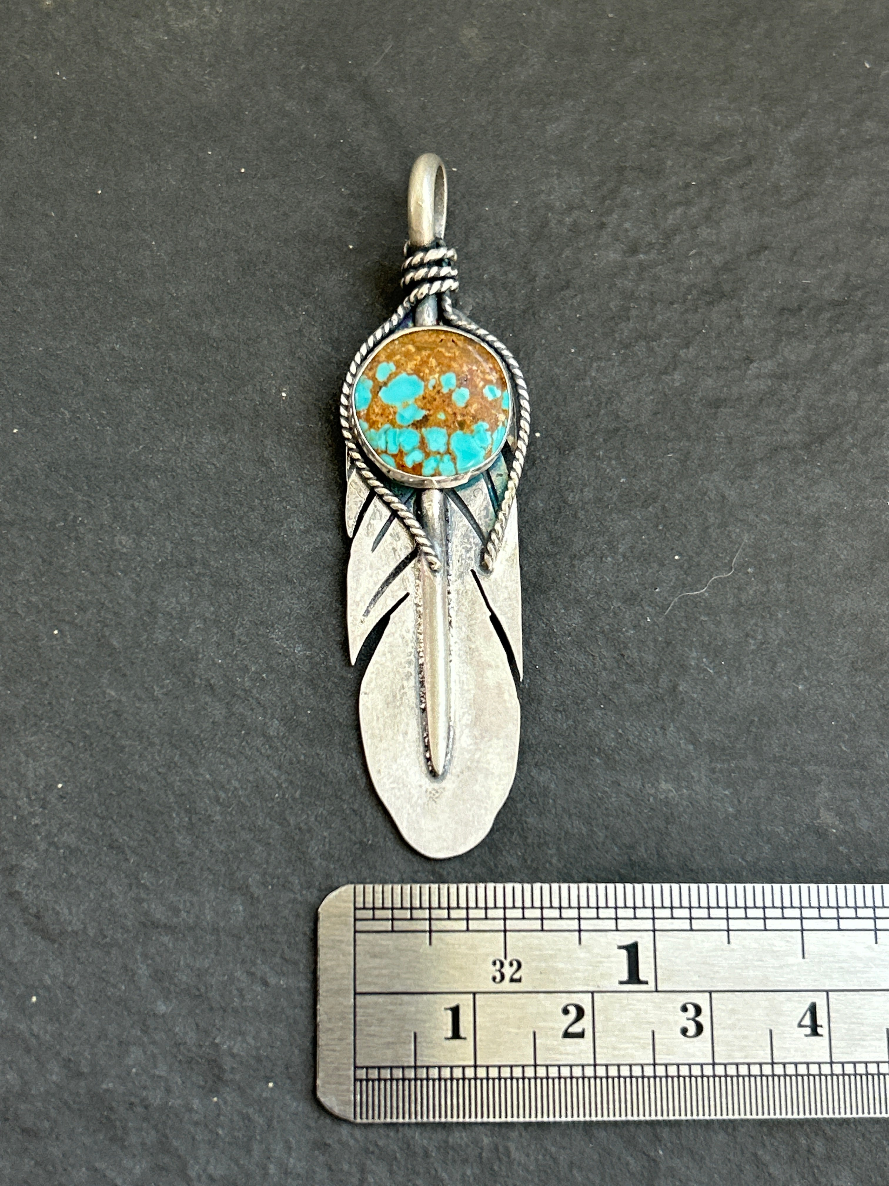 Mine #8 Everyday Feather Pendant
