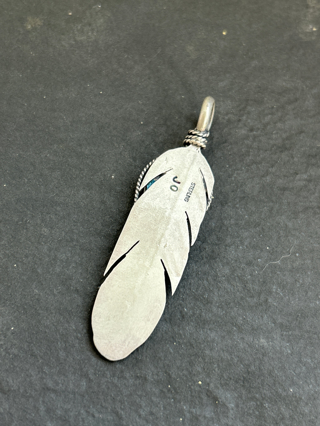 Mine #8 Everyday Feather Pendant