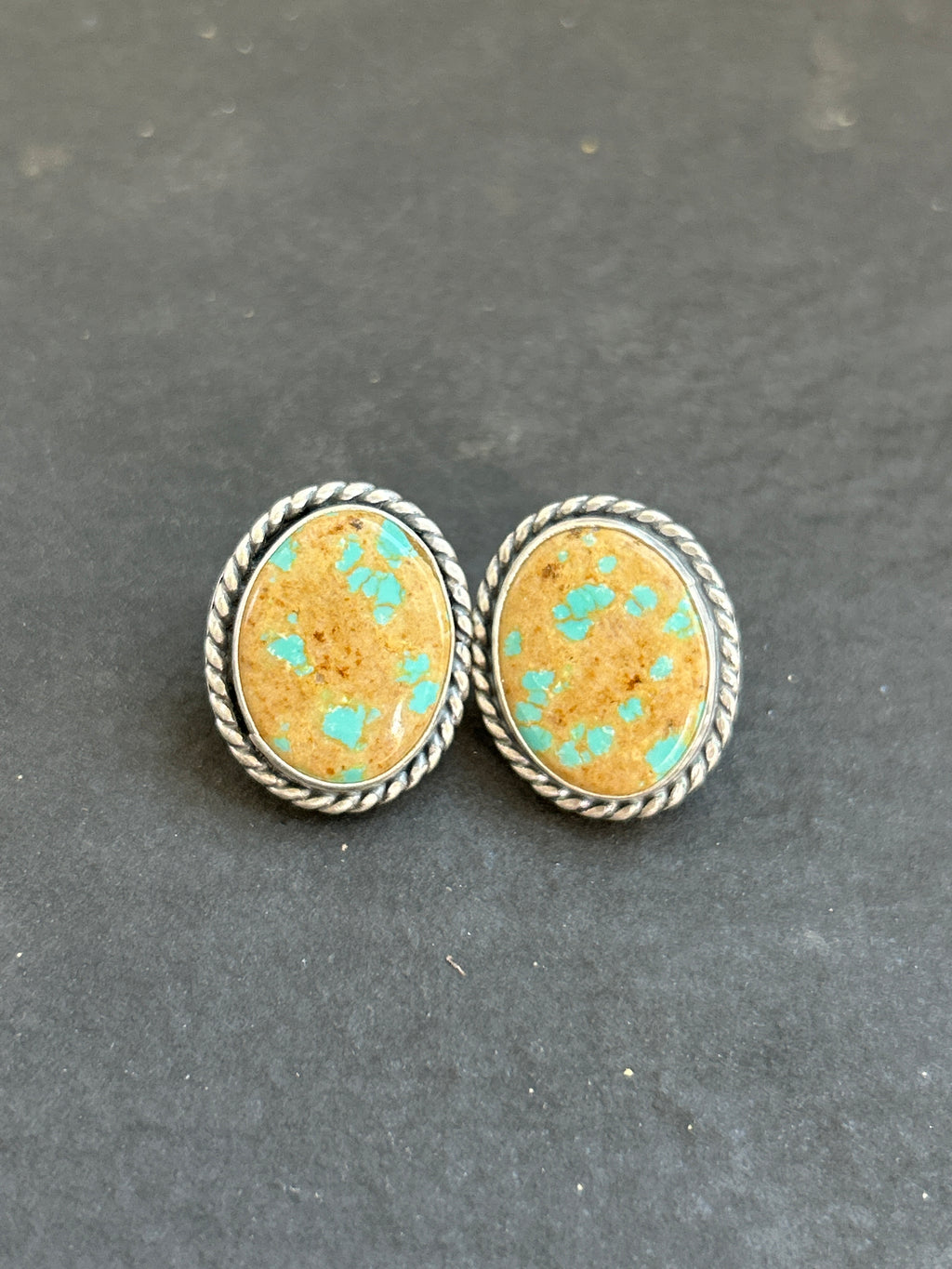Mine #8 Stud Earrings
