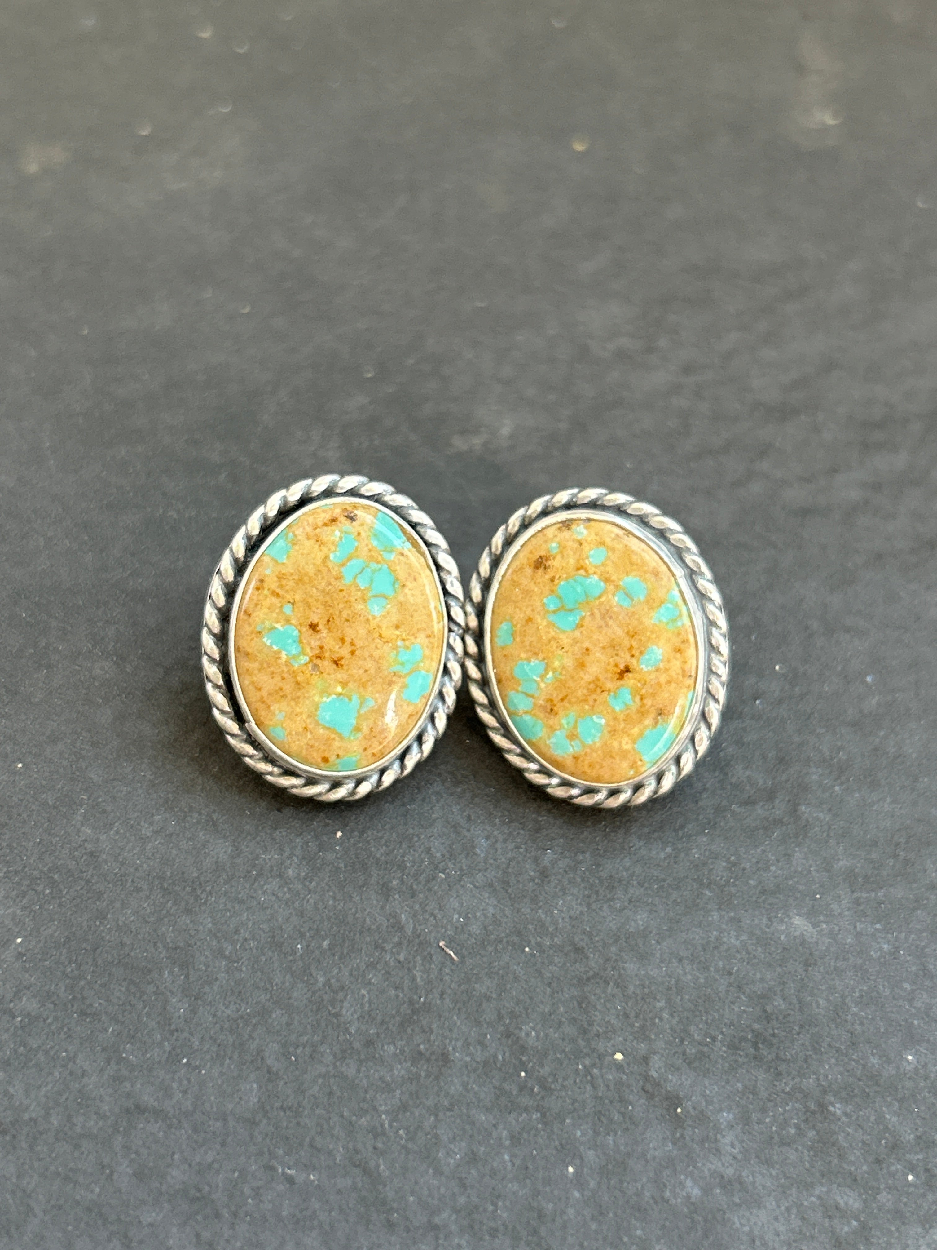 Mine #8 Stud Earrings