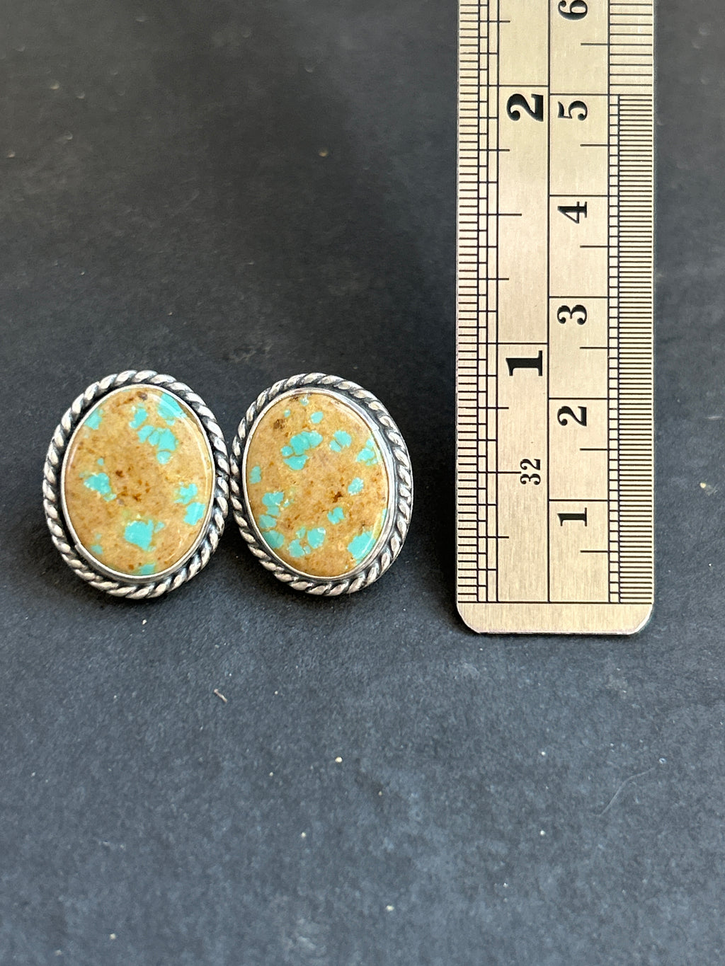 Mine #8 Stud Earrings