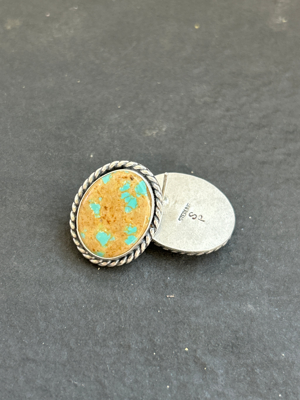 Mine #8 Stud Earrings