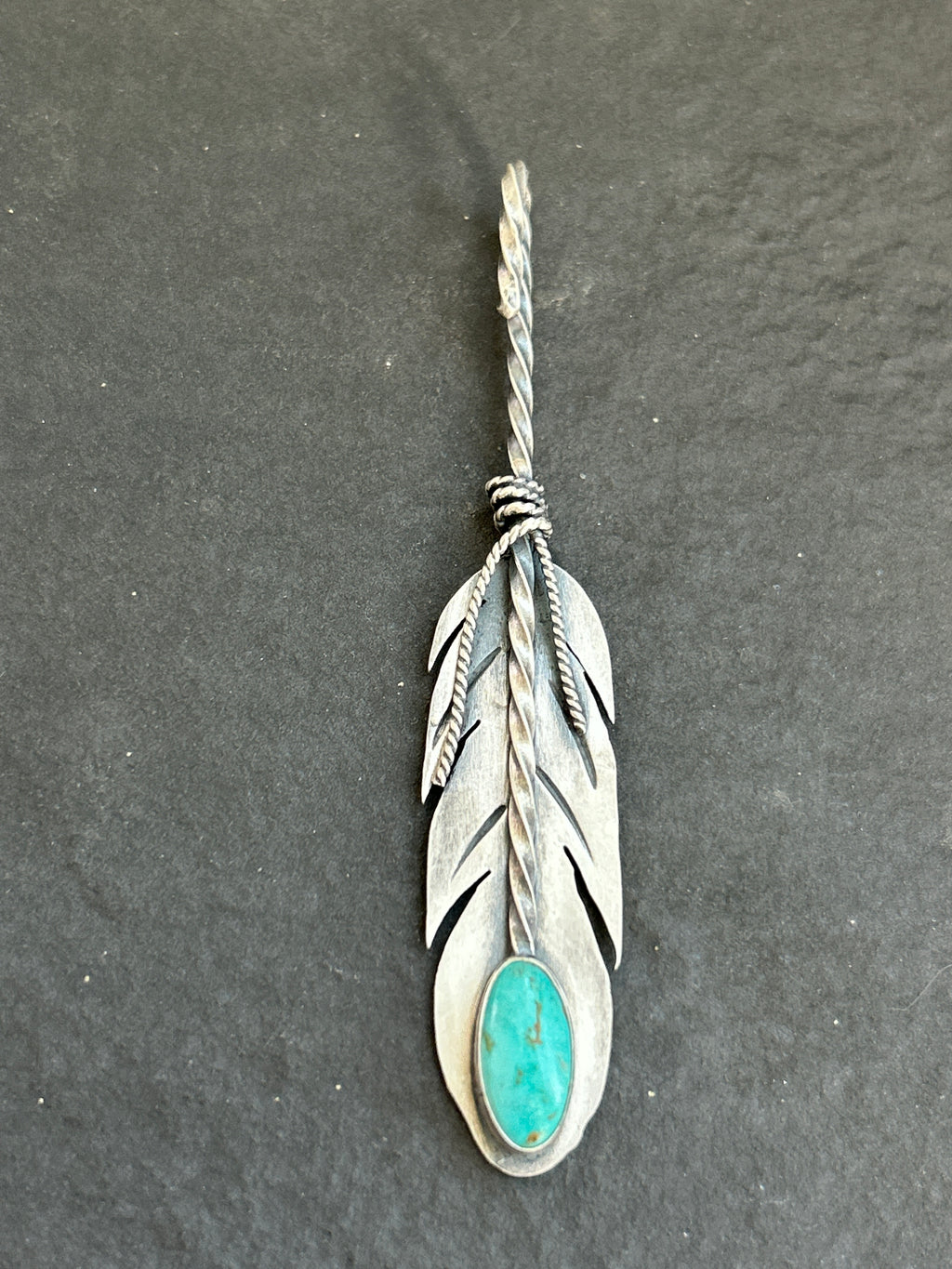 Cripple Creek Convertible Feather Hat Pin/Pendant