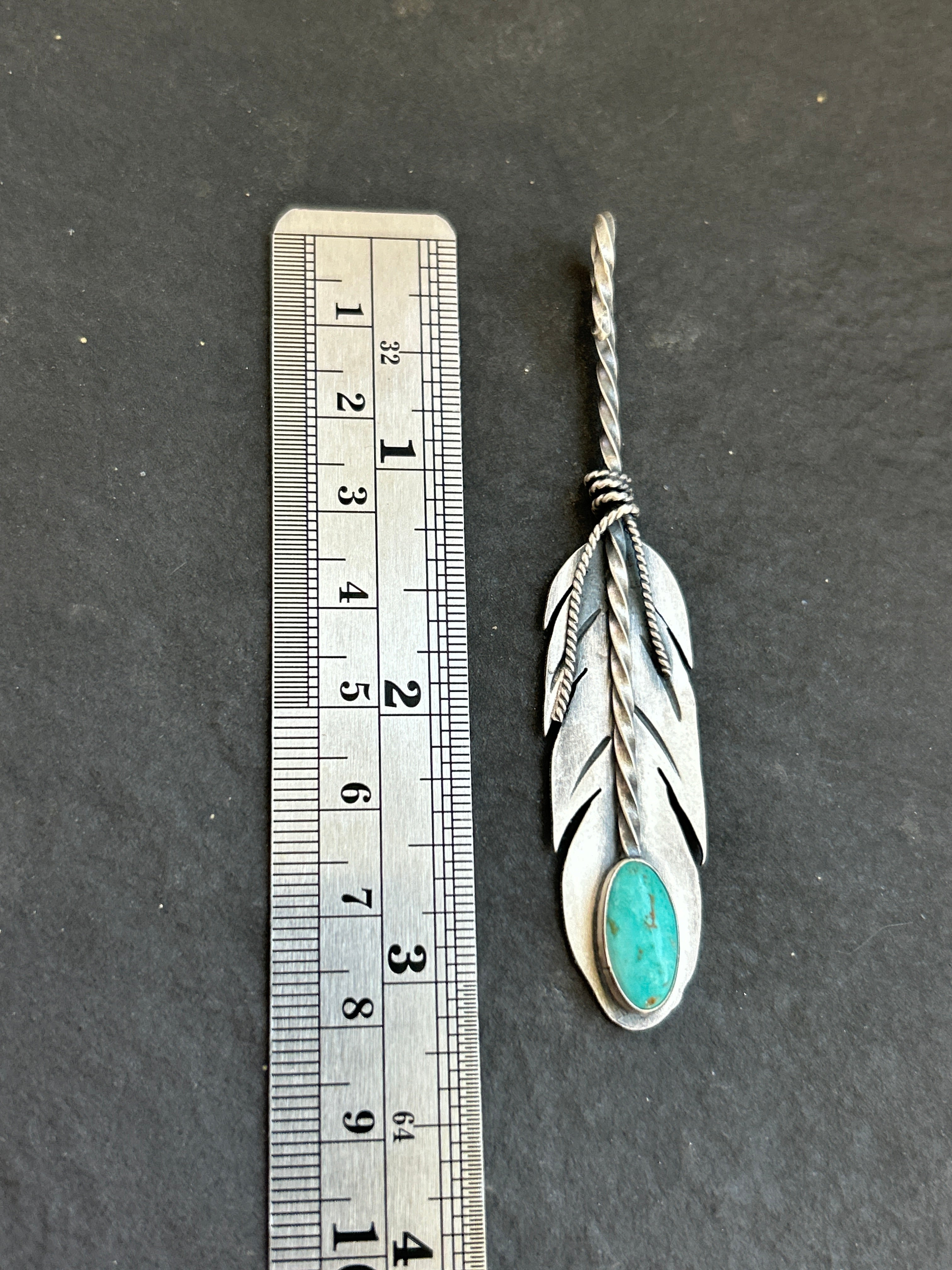 Cripple Creek Convertible Feather Hat Pin/Pendant