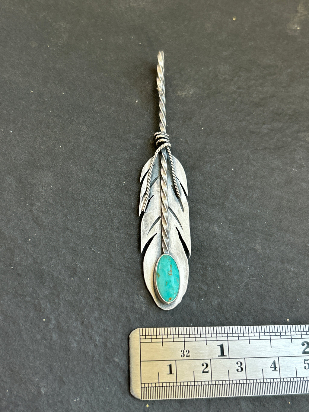 Cripple Creek Convertible Feather Hat Pin/Pendant