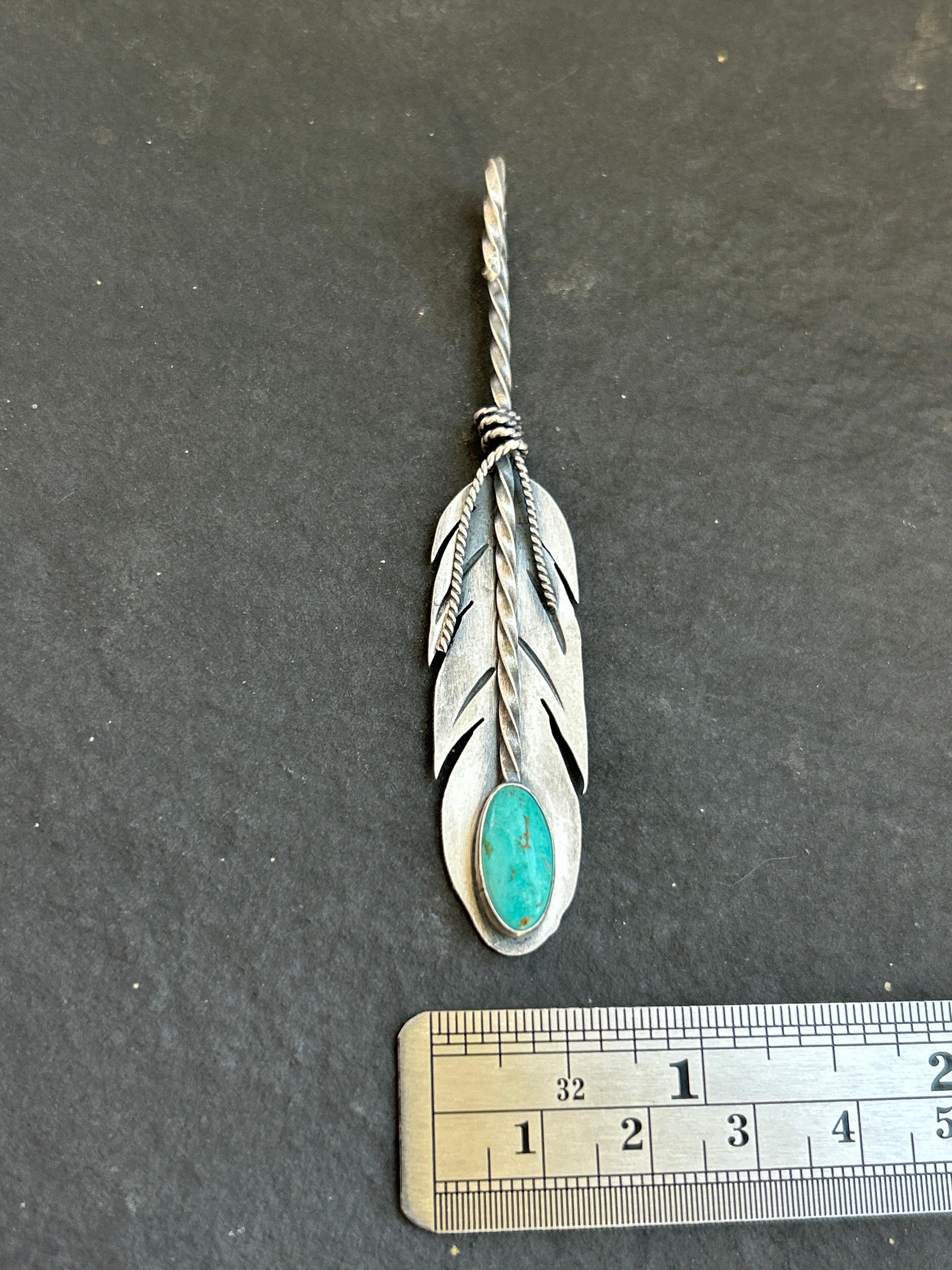 Cripple Creek Convertible Feather Hat Pin/Pendant