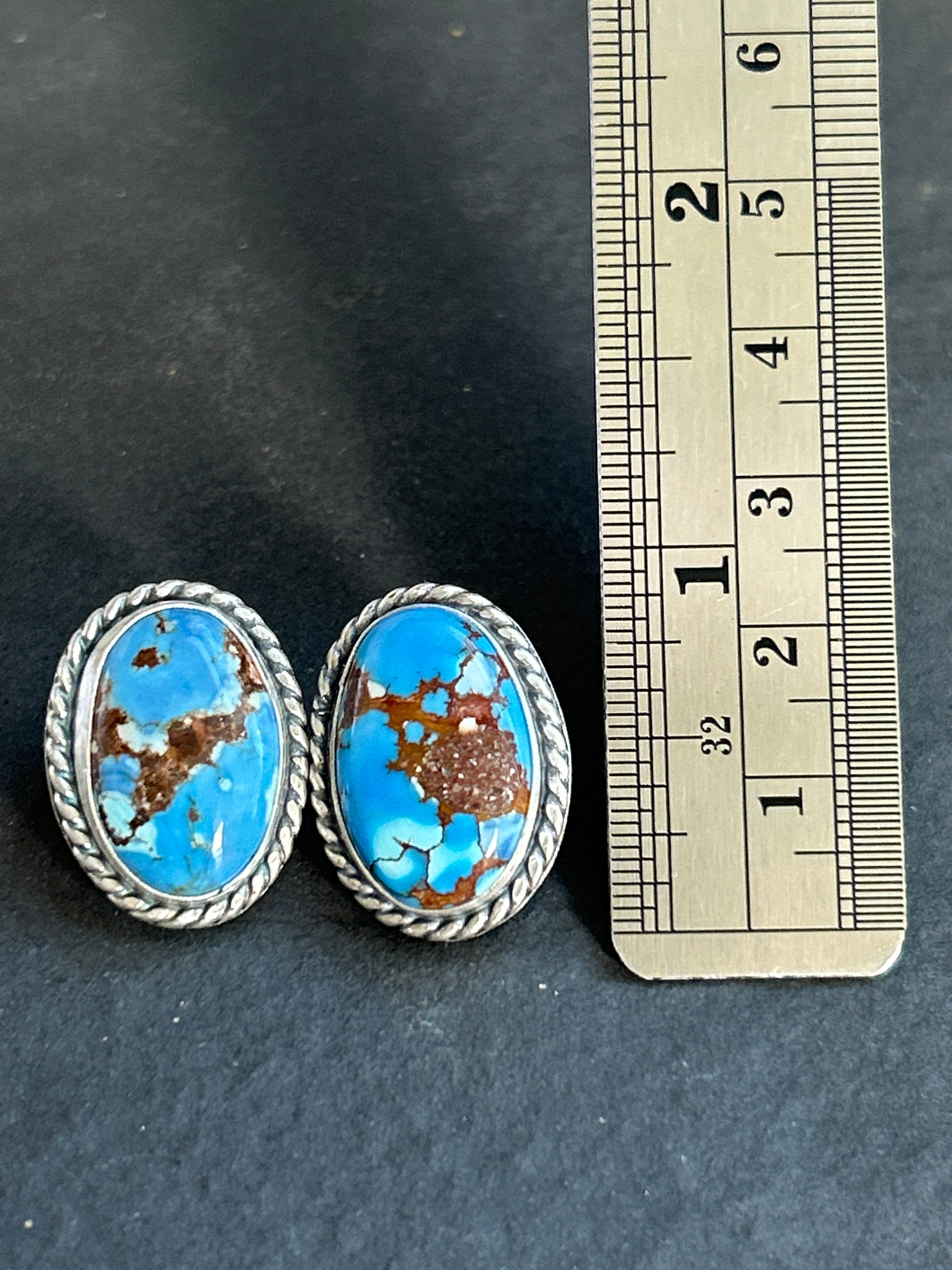 Golden Hill Stud Earrings