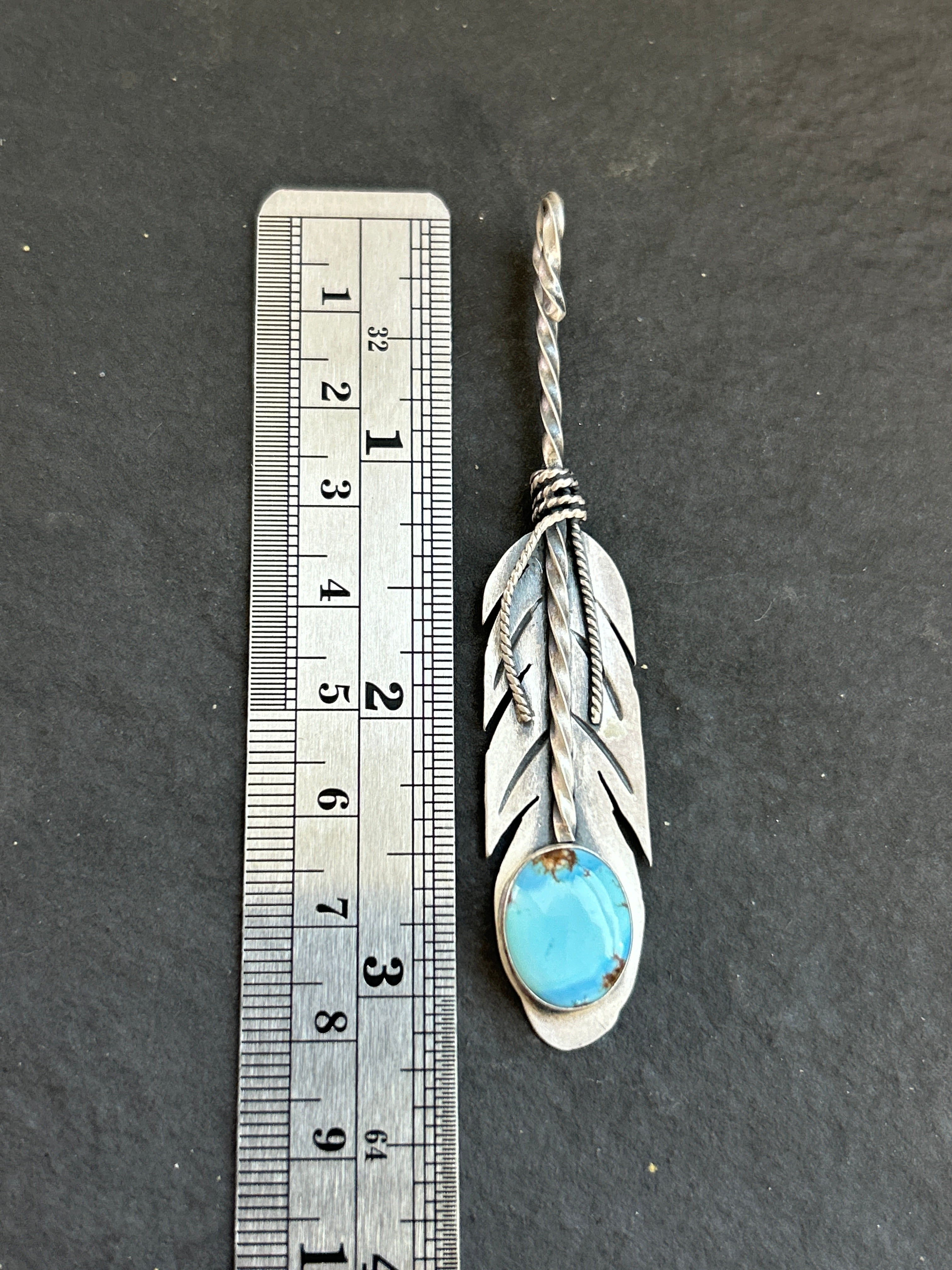 Golden Hill Convertible Feather Hat Pin/Pendant