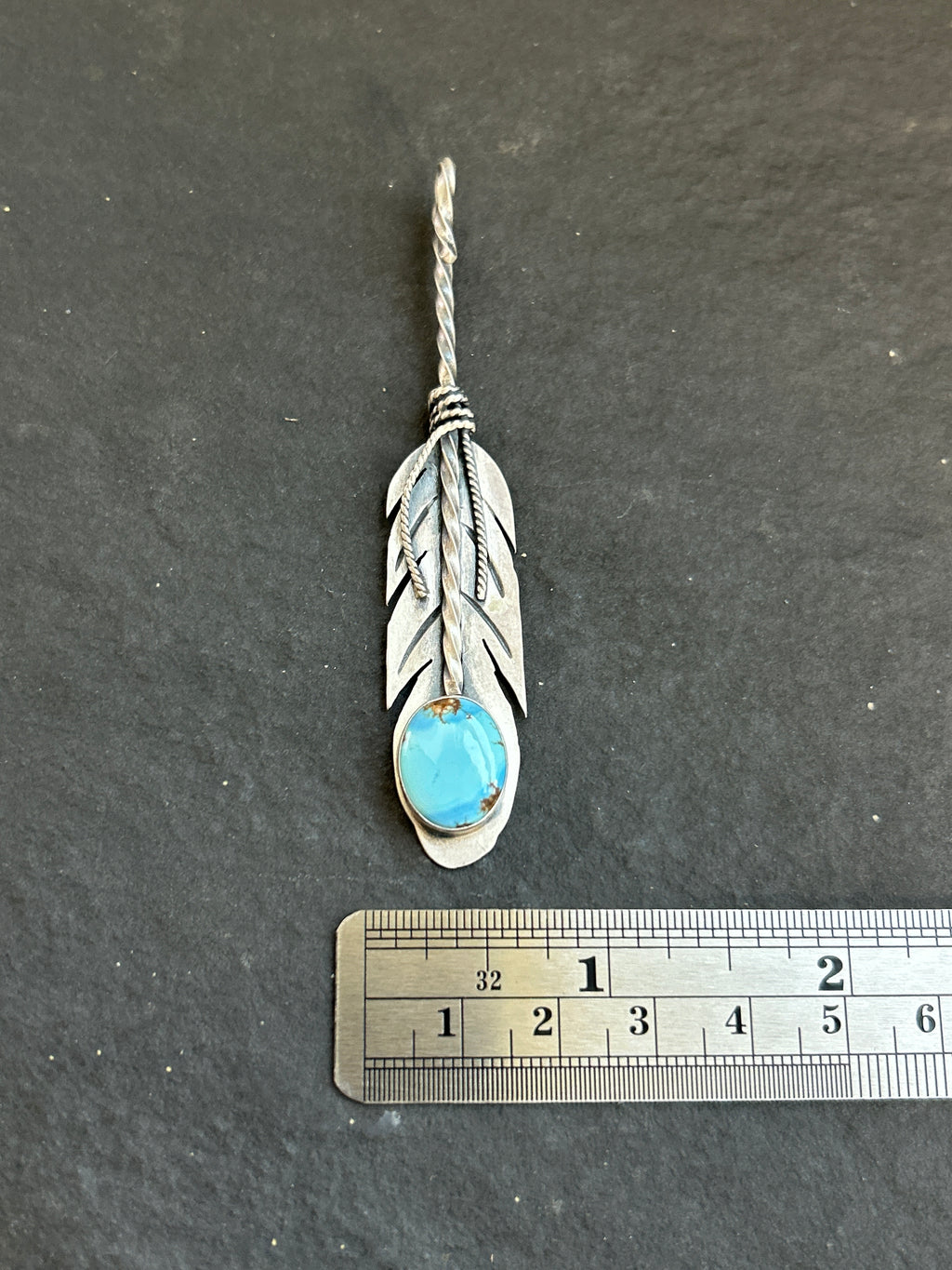 Golden Hill Convertible Feather Hat Pin/Pendant