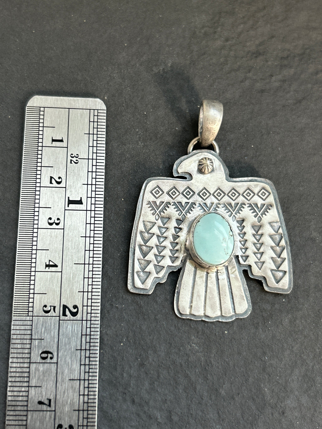 Lone Mountain Thunderbird Pendant