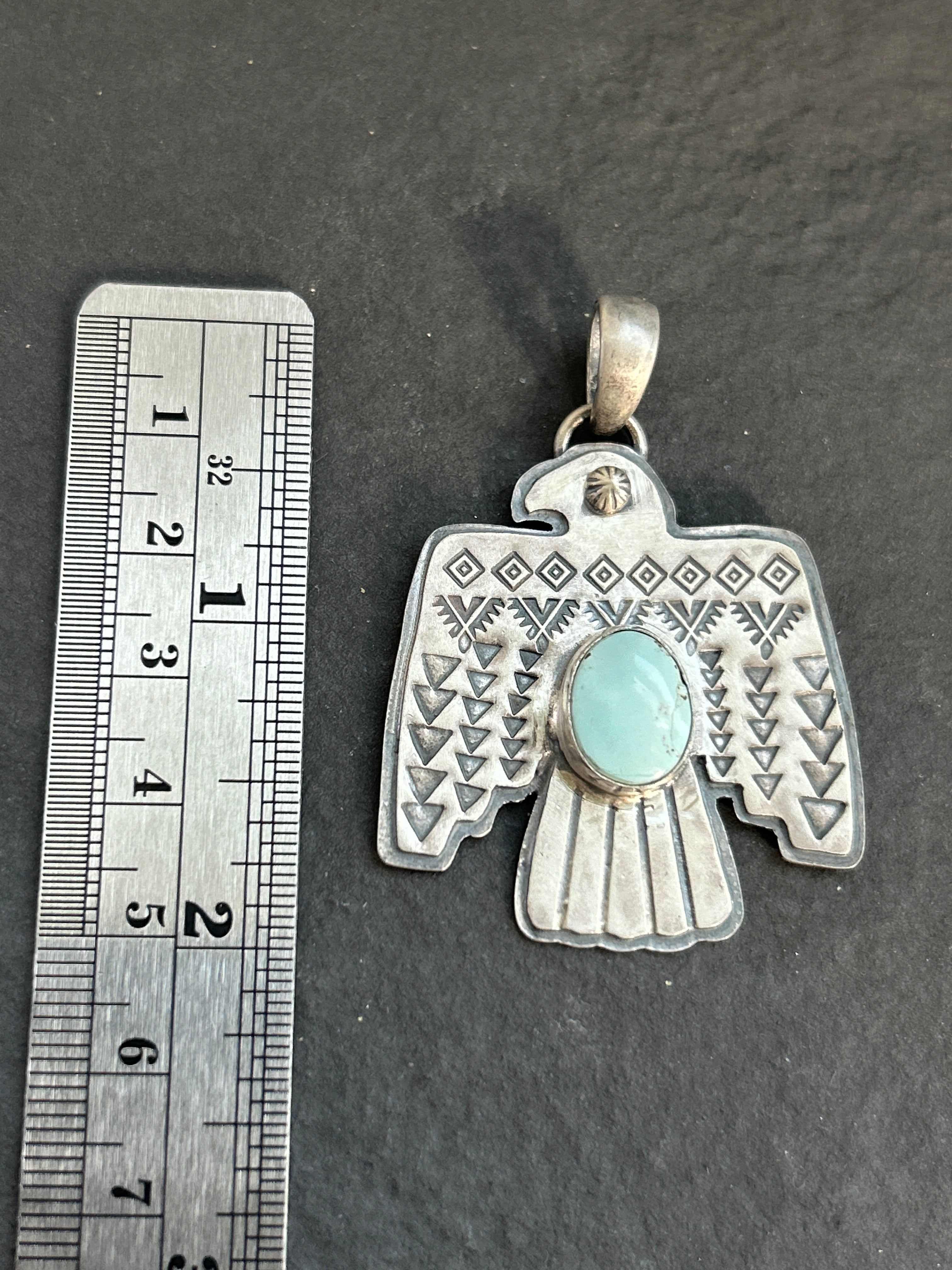 Lone Mountain Thunderbird Pendant