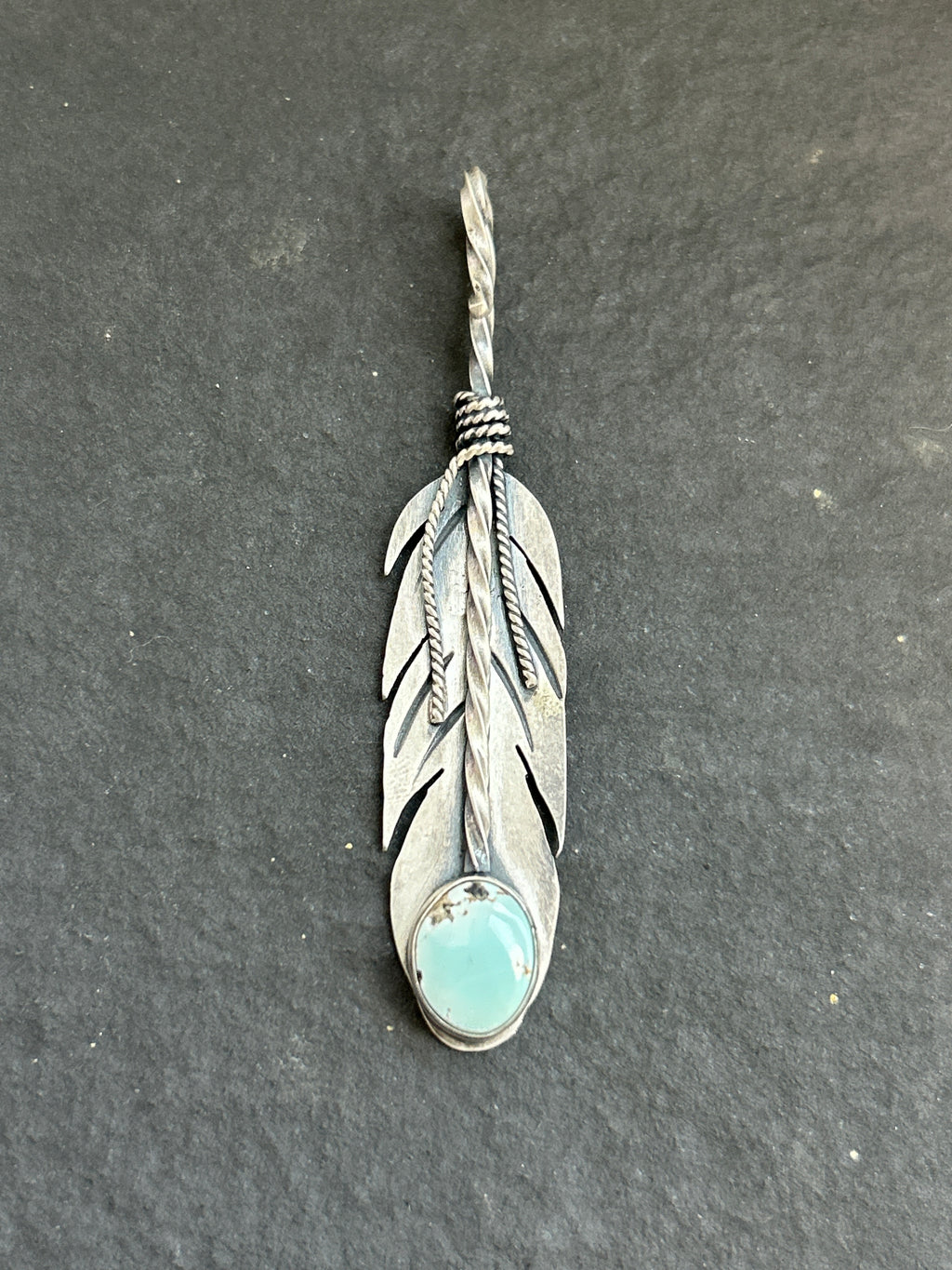 Lone Mountain Convertible Feather Hat Pin/Pendant