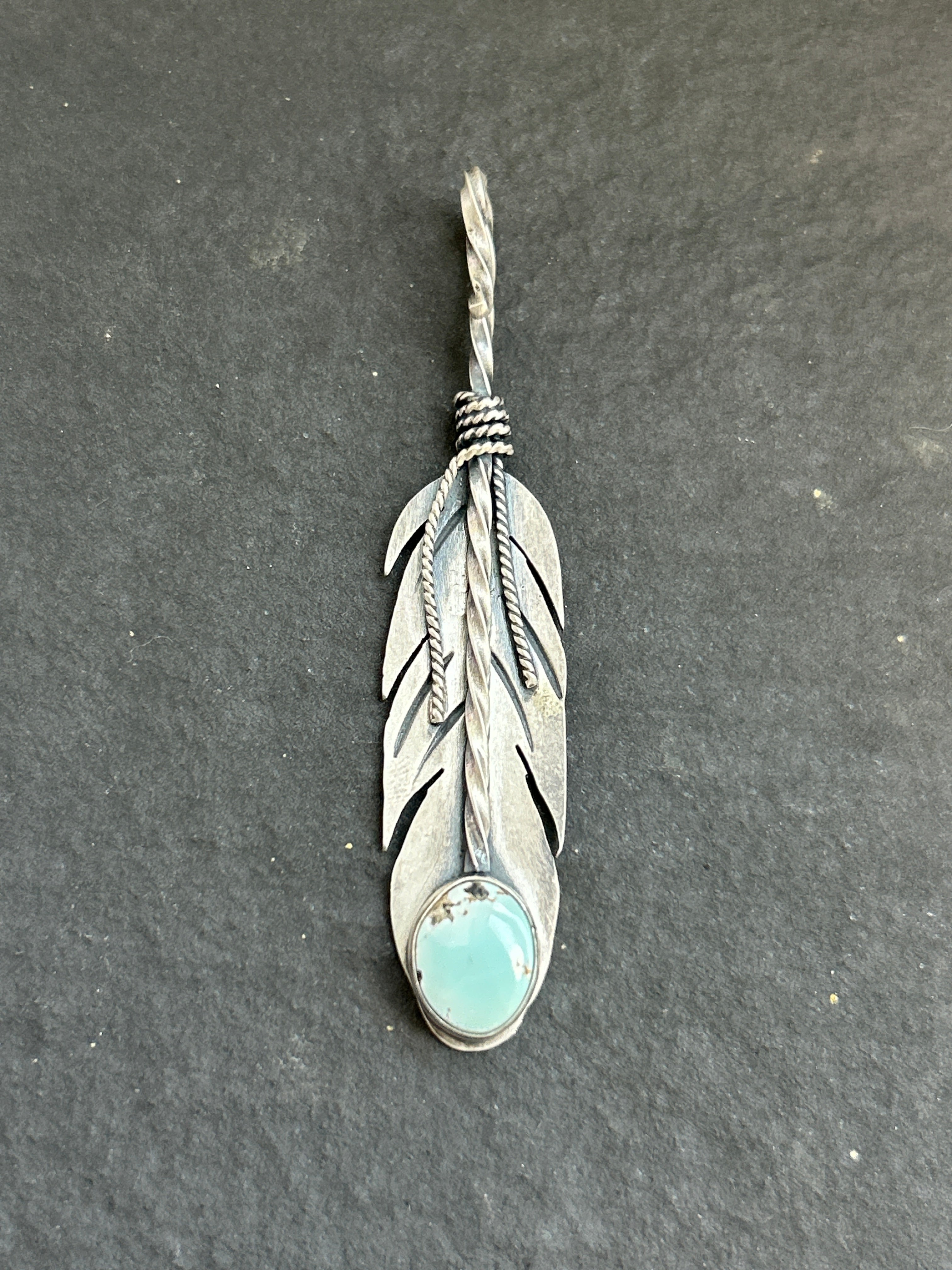 Lone Mountain Convertible Feather Hat Pin/Pendant