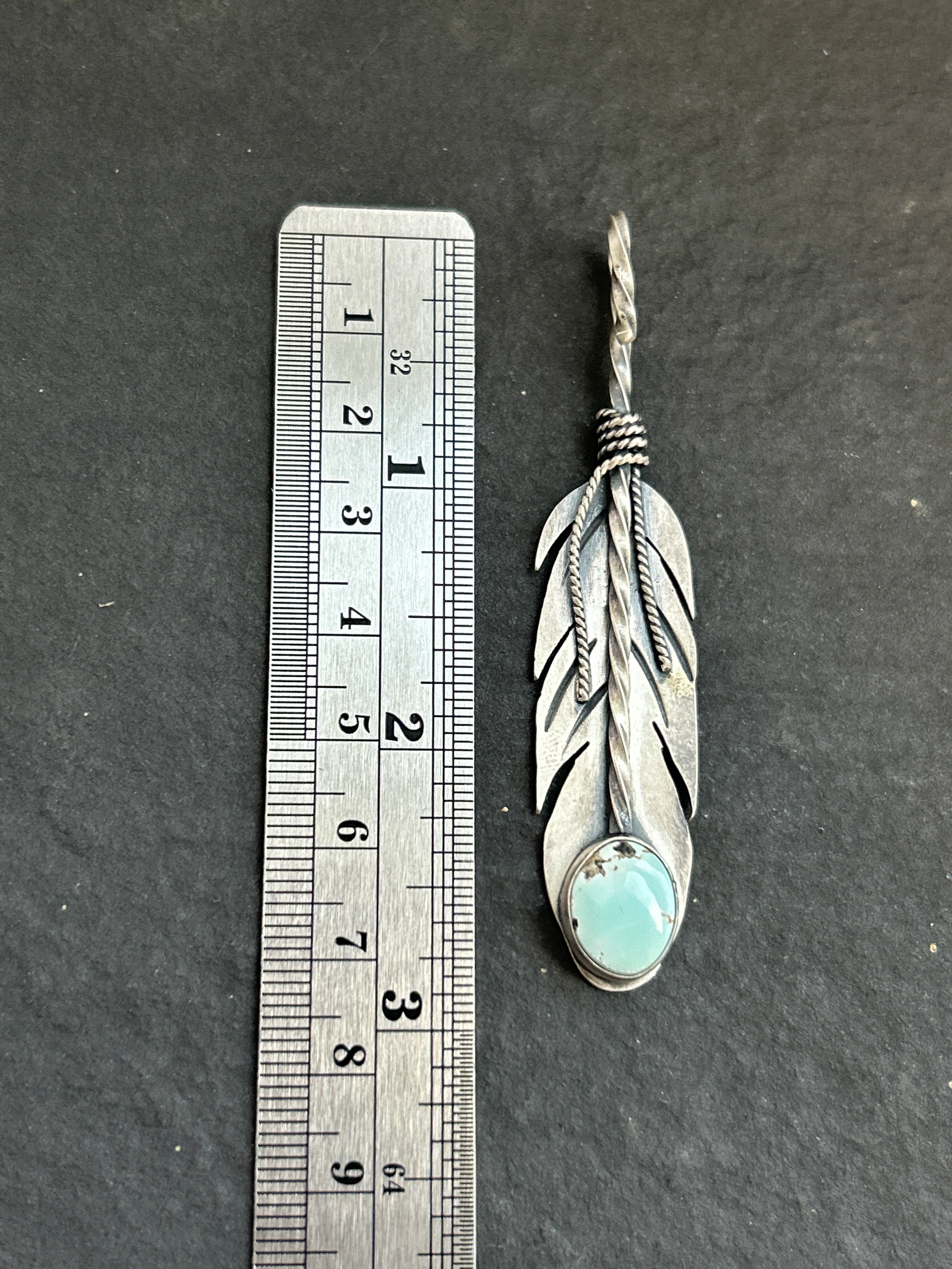 Lone Mountain Convertible Feather Hat Pin/Pendant