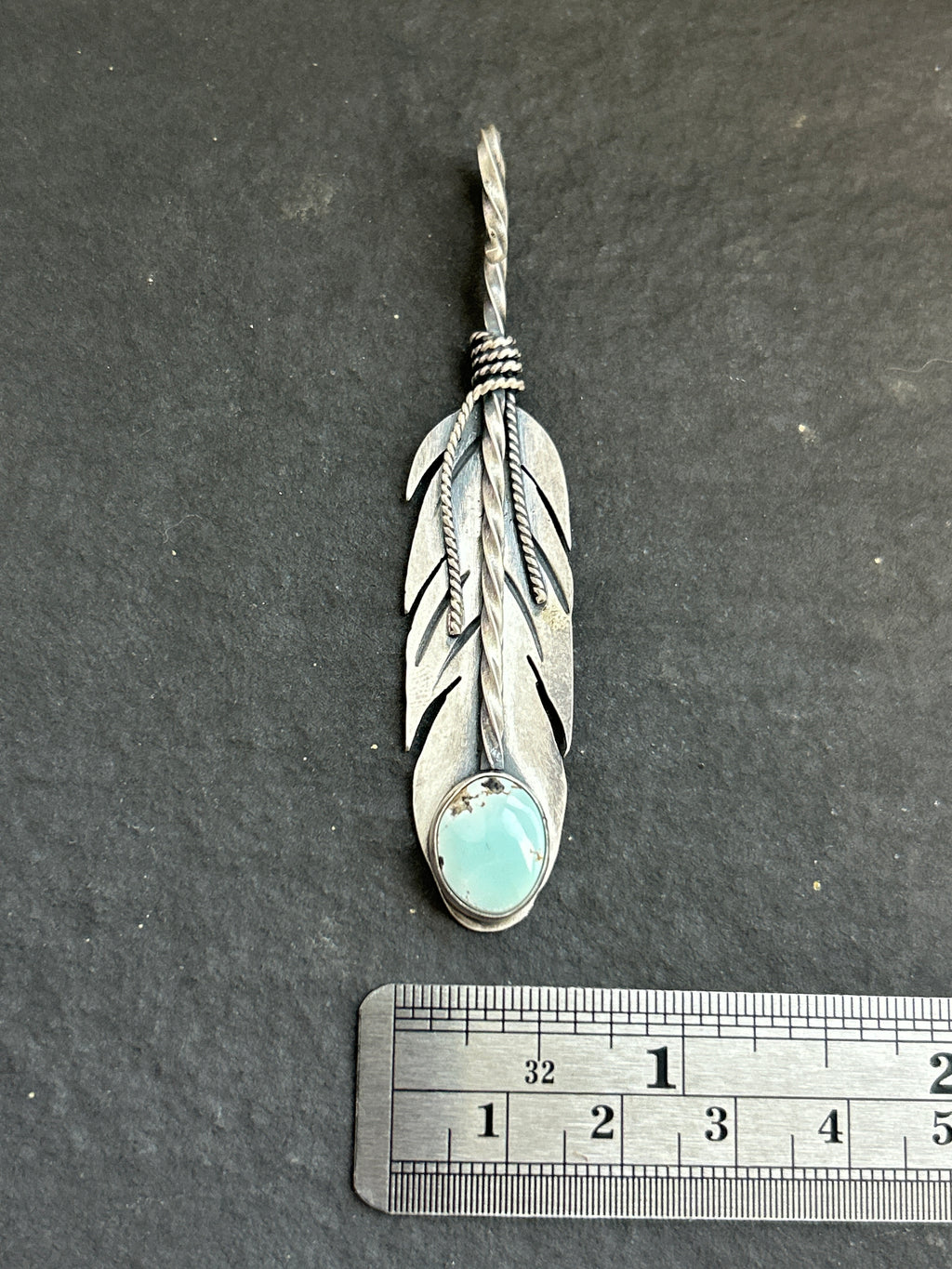 Lone Mountain Convertible Feather Hat Pin/Pendant