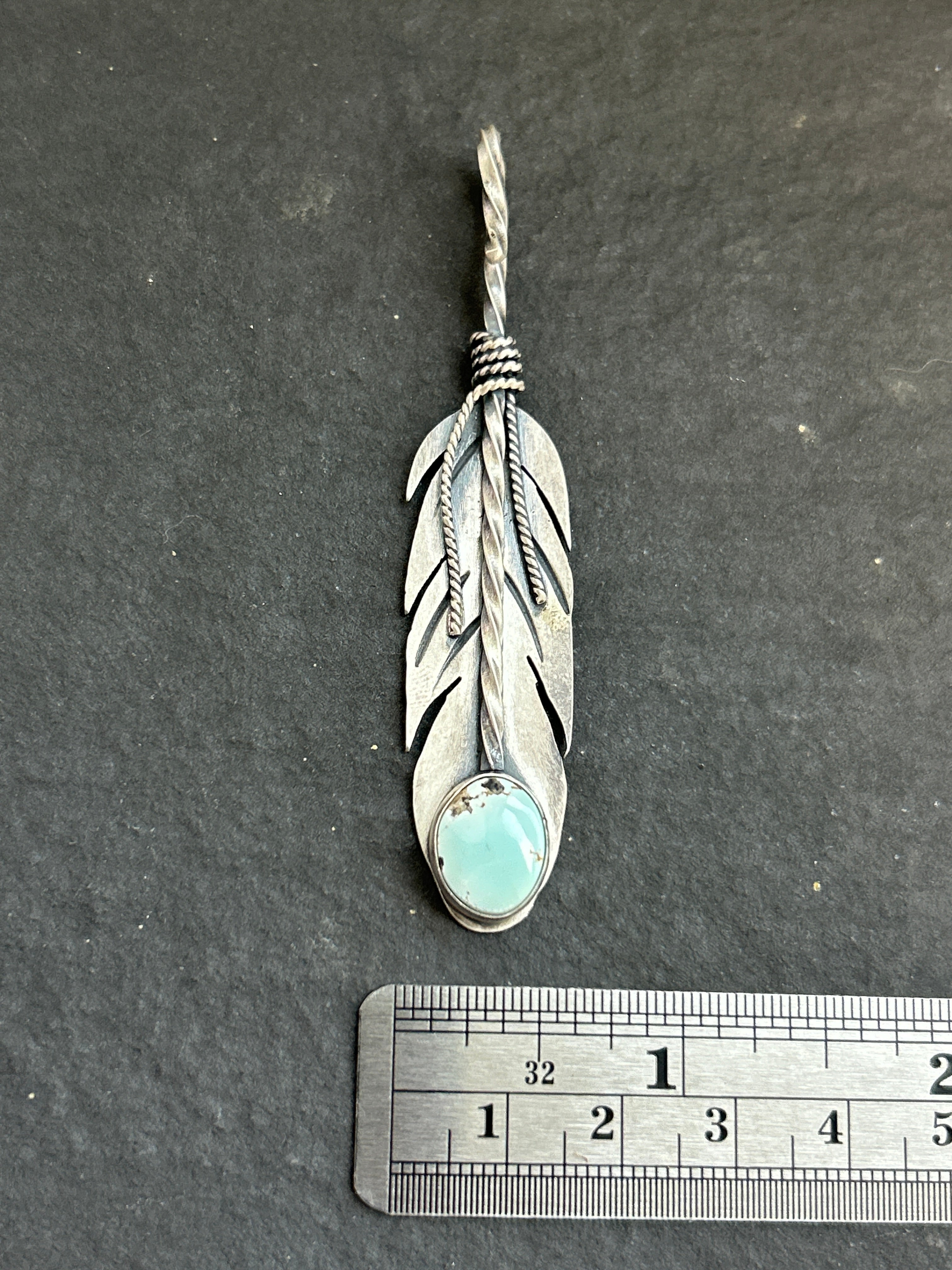 Lone Mountain Convertible Feather Hat Pin/Pendant