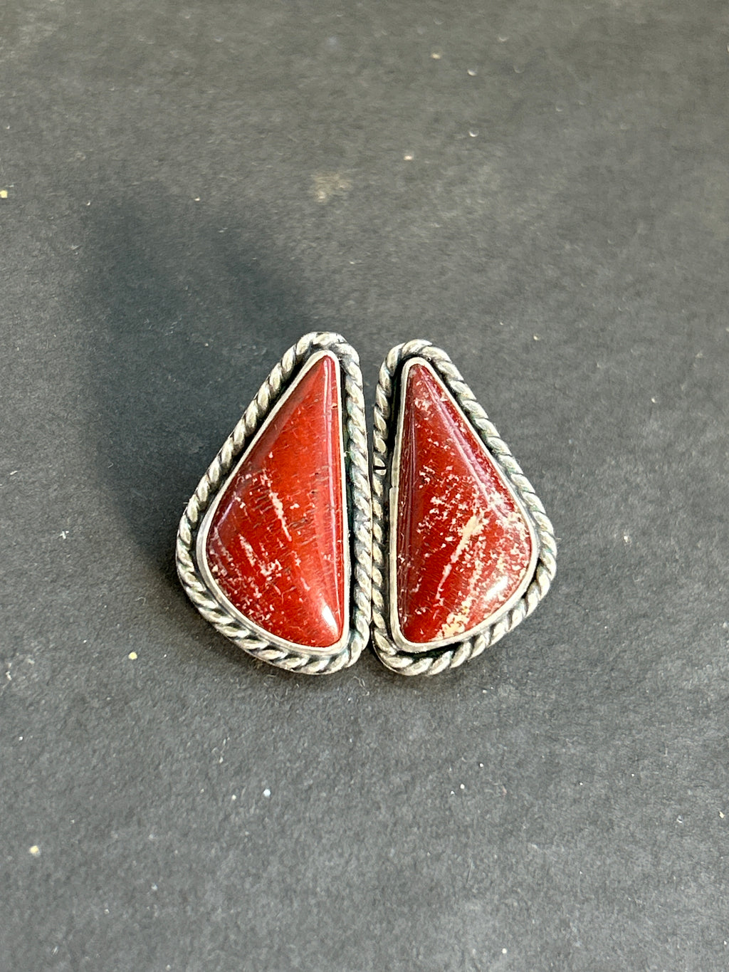 Red Buffalo Stud Earrings
