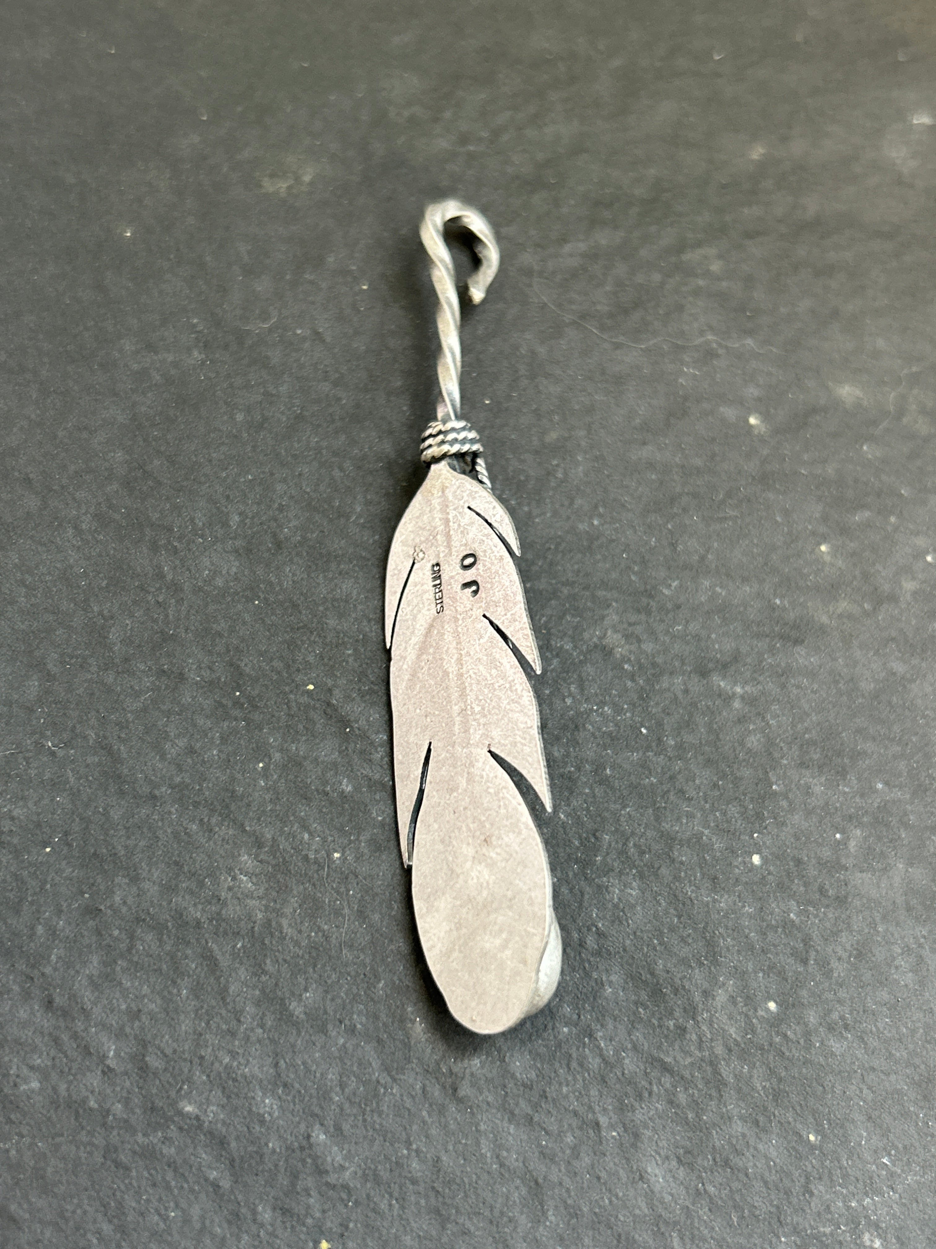 Lapis Lazuli Convertible Feather Hat Pin/Pendant