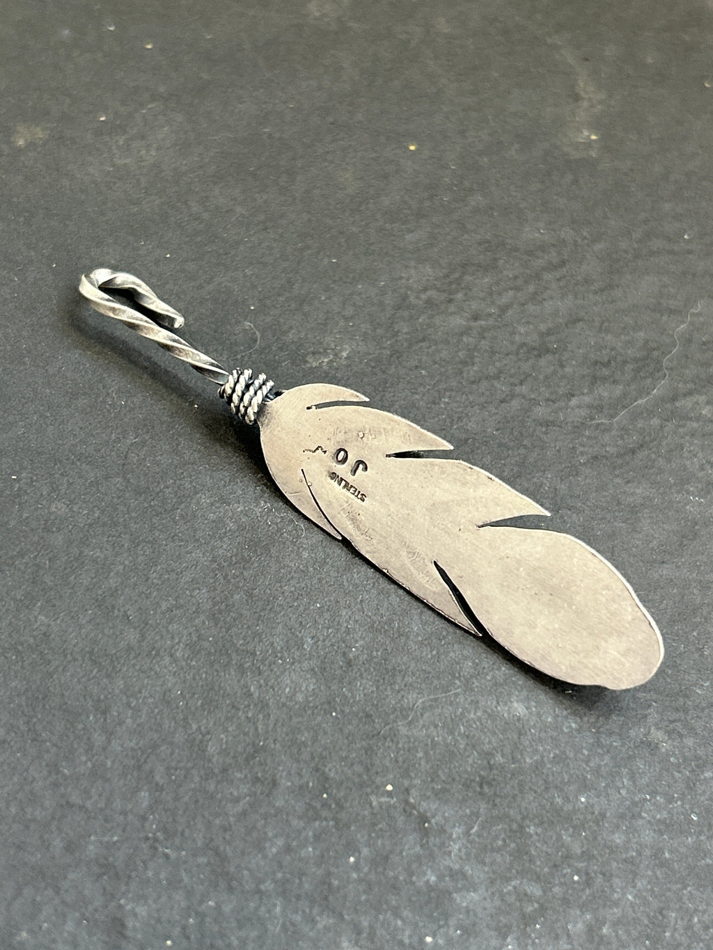 Apple Coral Convertible Feather Hat Pin/Pendant