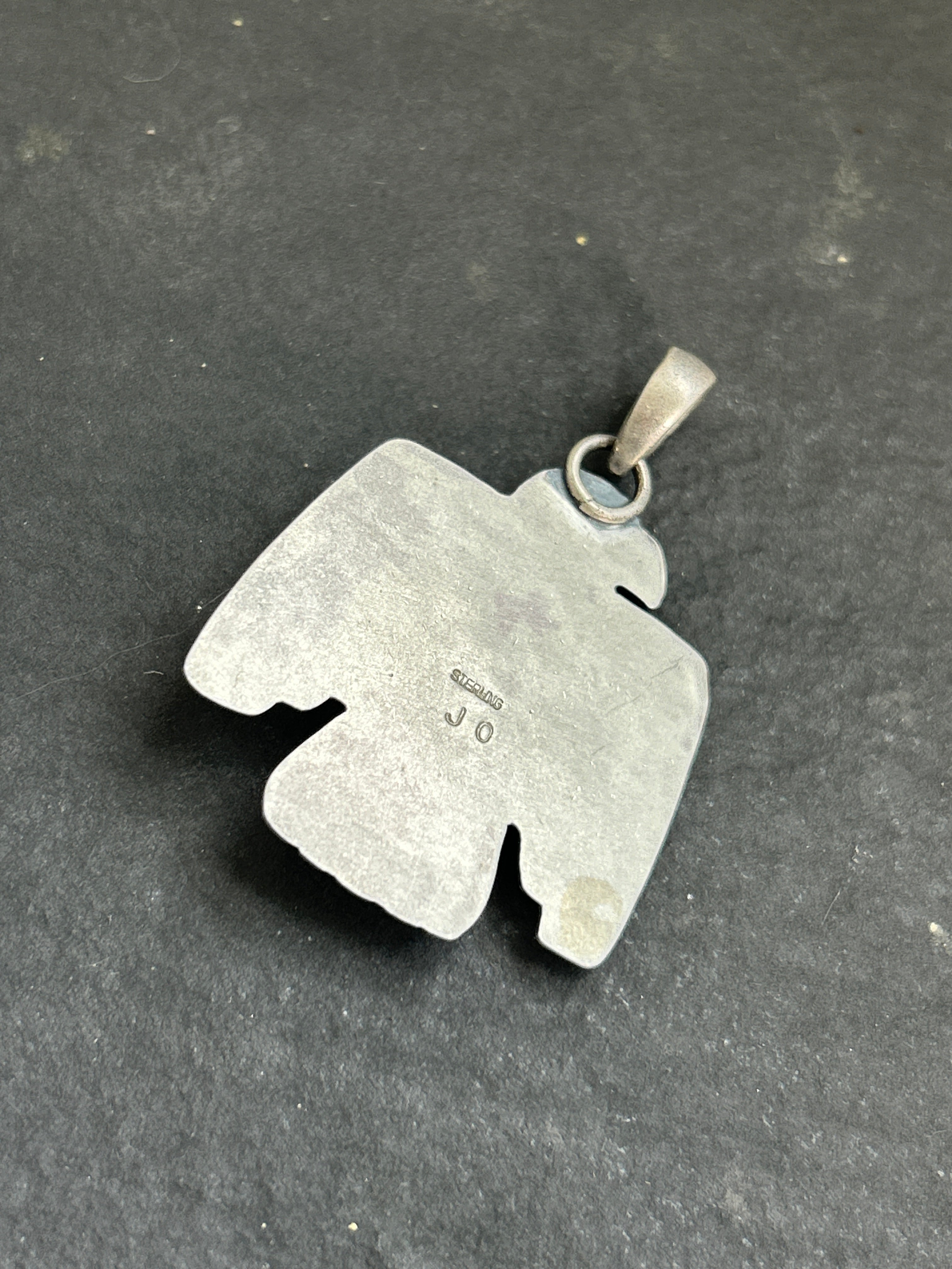 Pink Conch Thunderbird Pendant