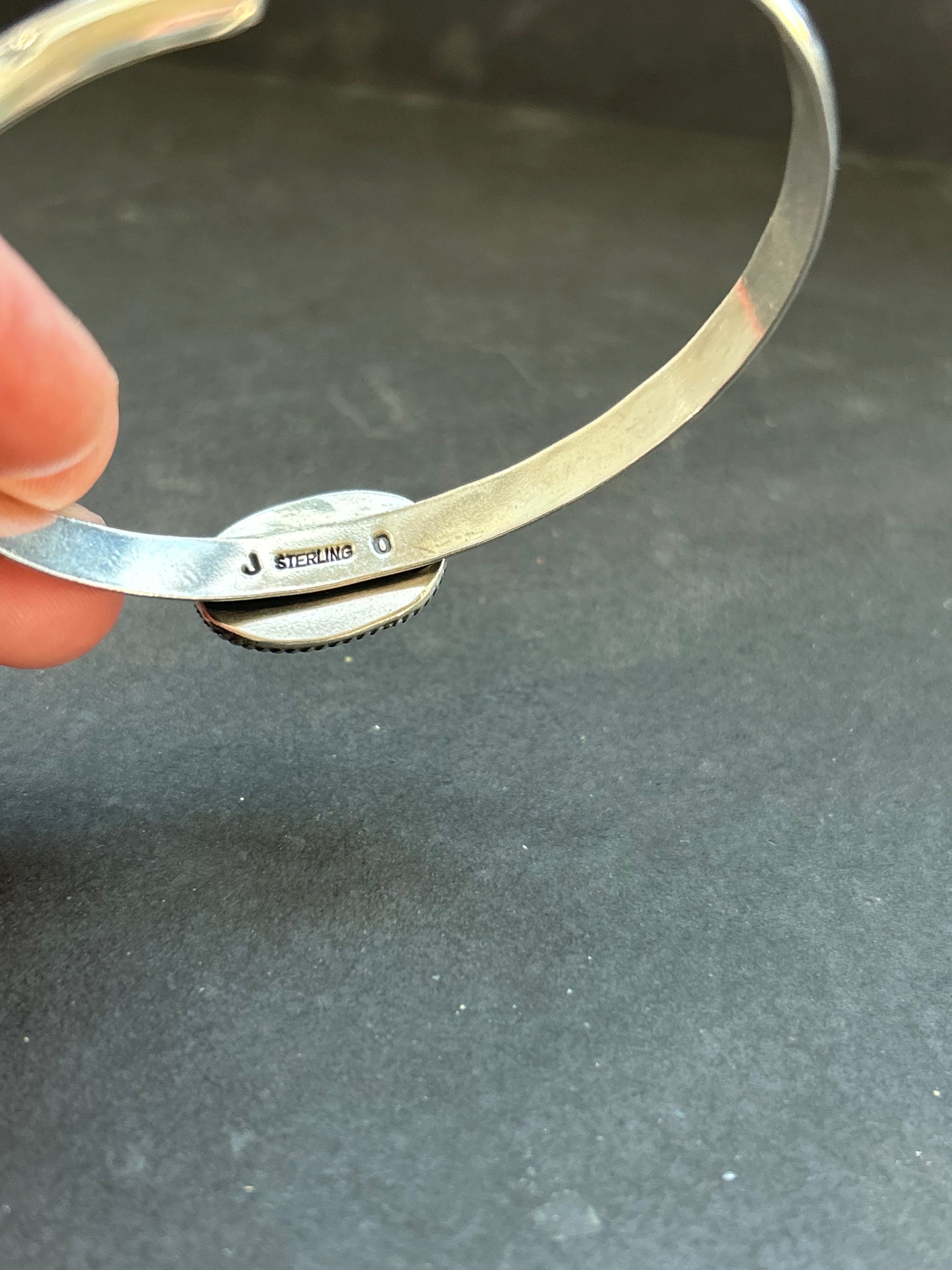 Cripple Creek Turquoise Stamped Stacking Cuff Style #1