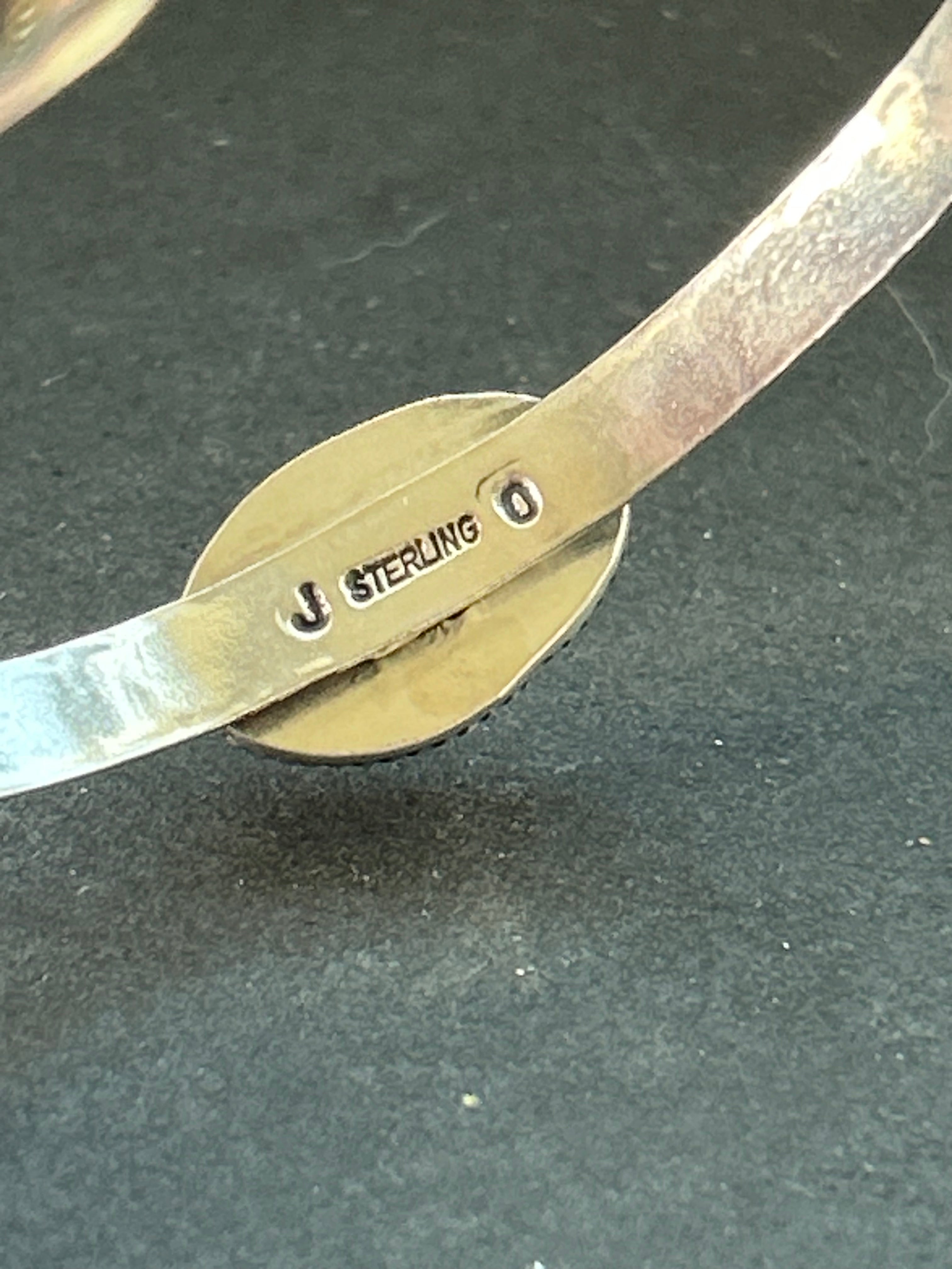 Palomino Variscite Stamped Stacking Cuff