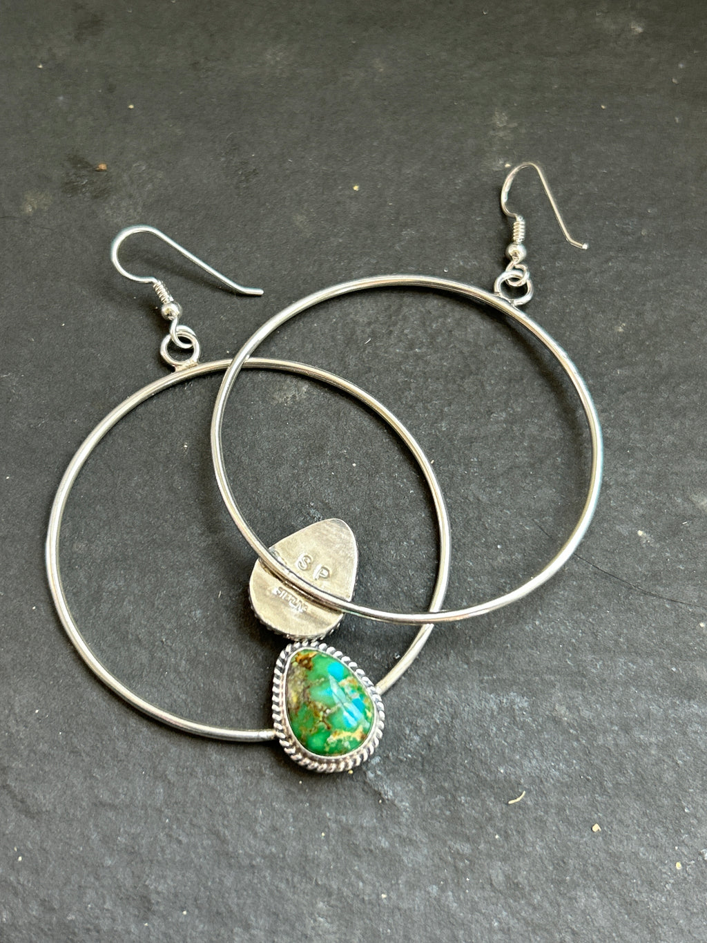 Sonoran Mountain Dangle Hoop Earrings