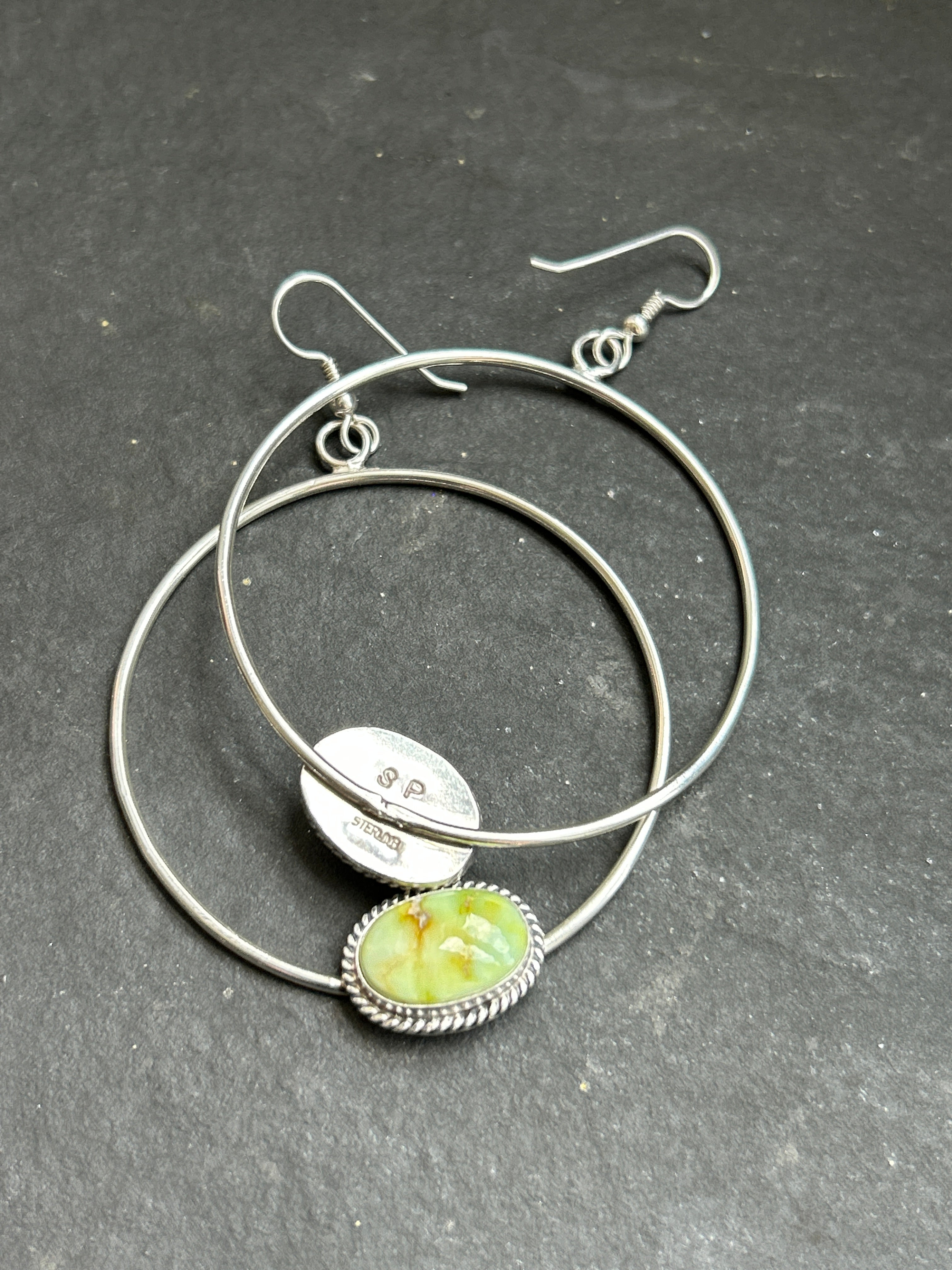 Palomino Dangle Hoop Earrings