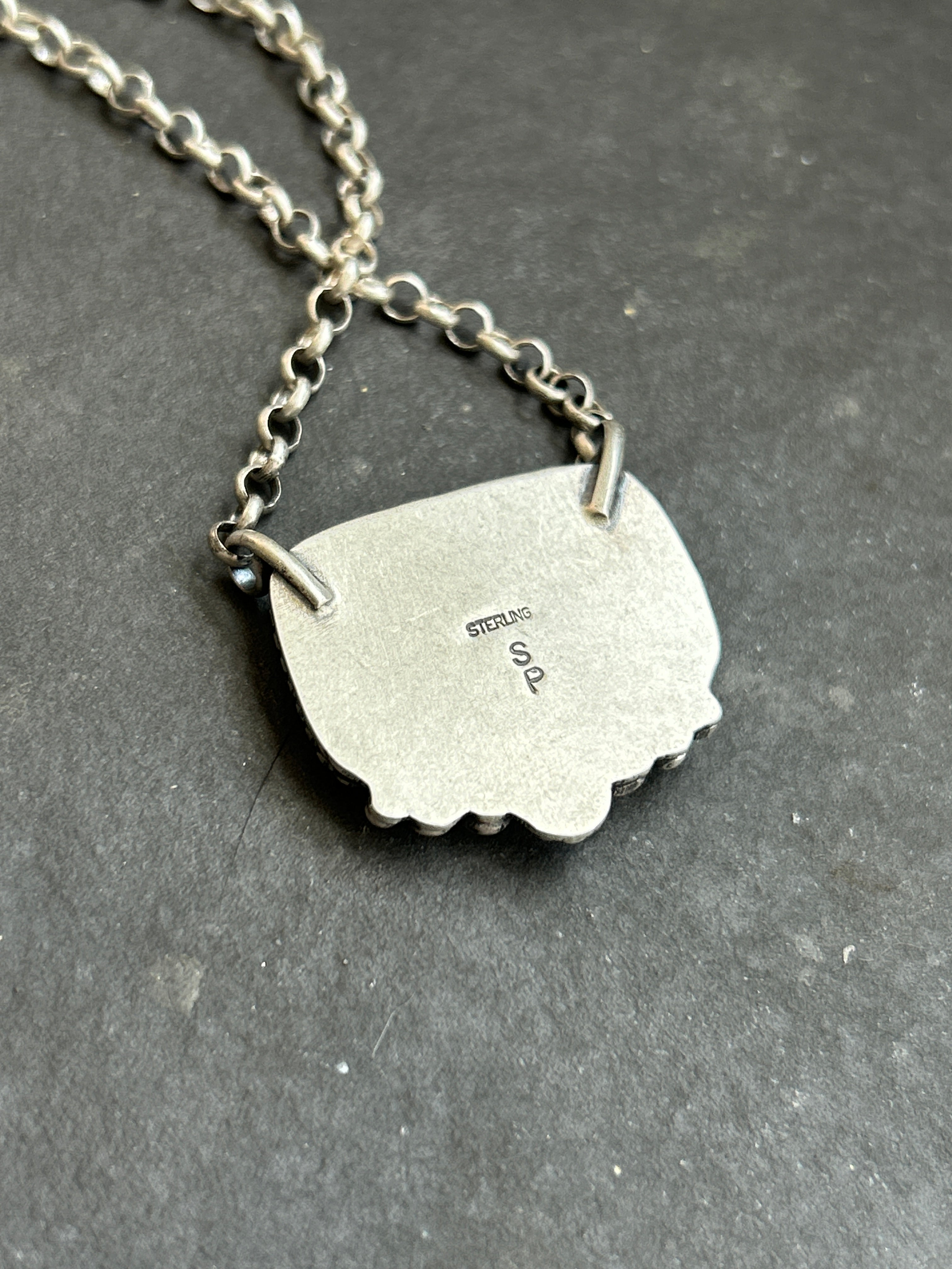 Easter Blue Turquoise Bar Necklace