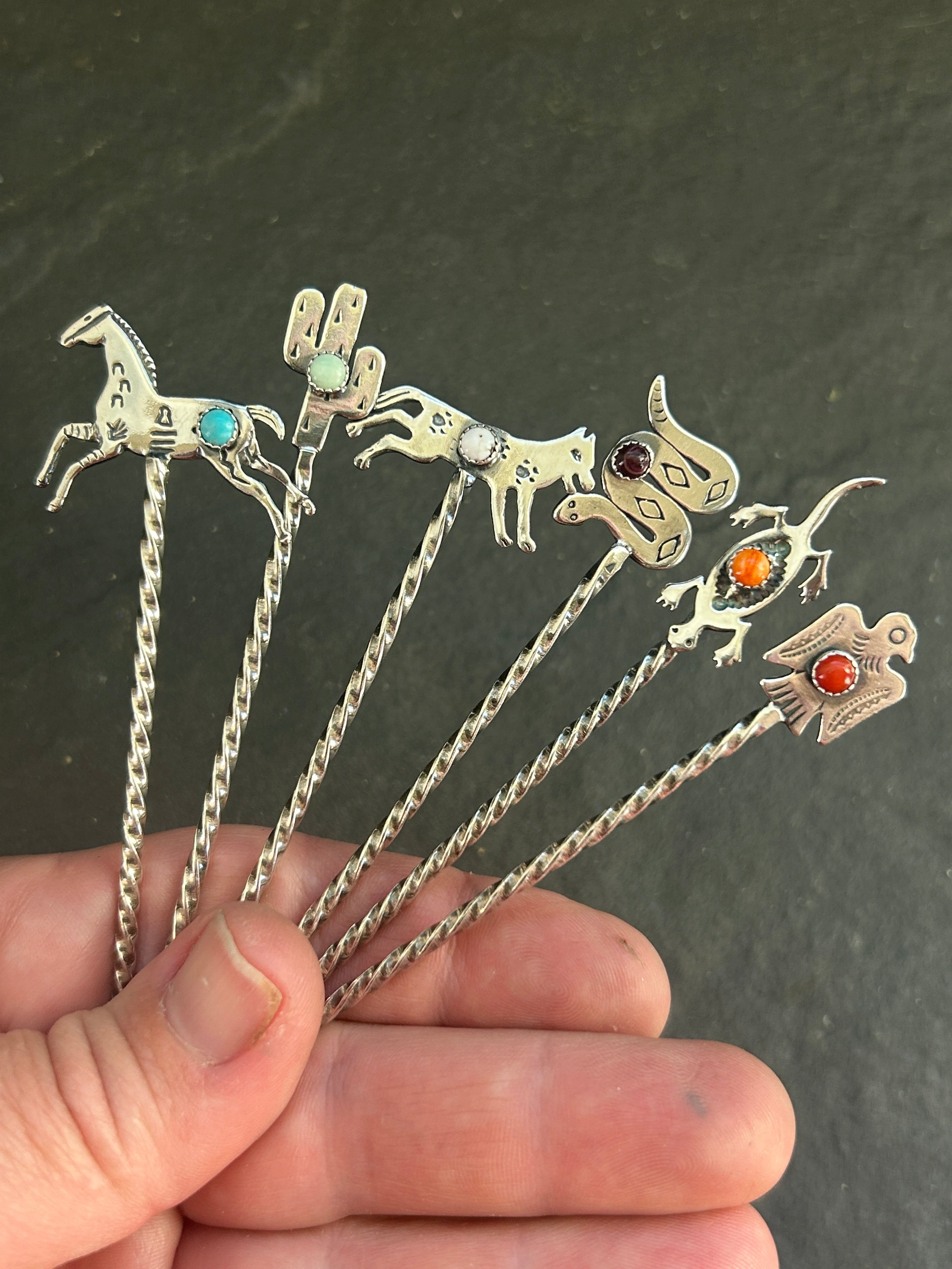 Painted Desert Set of 6 Sterling Silver Pick Collection