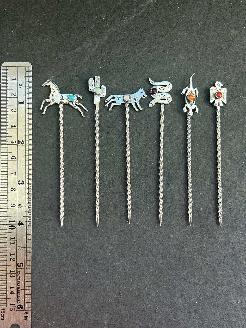 Painted Desert Set of 6 Sterling Silver Pick Collection