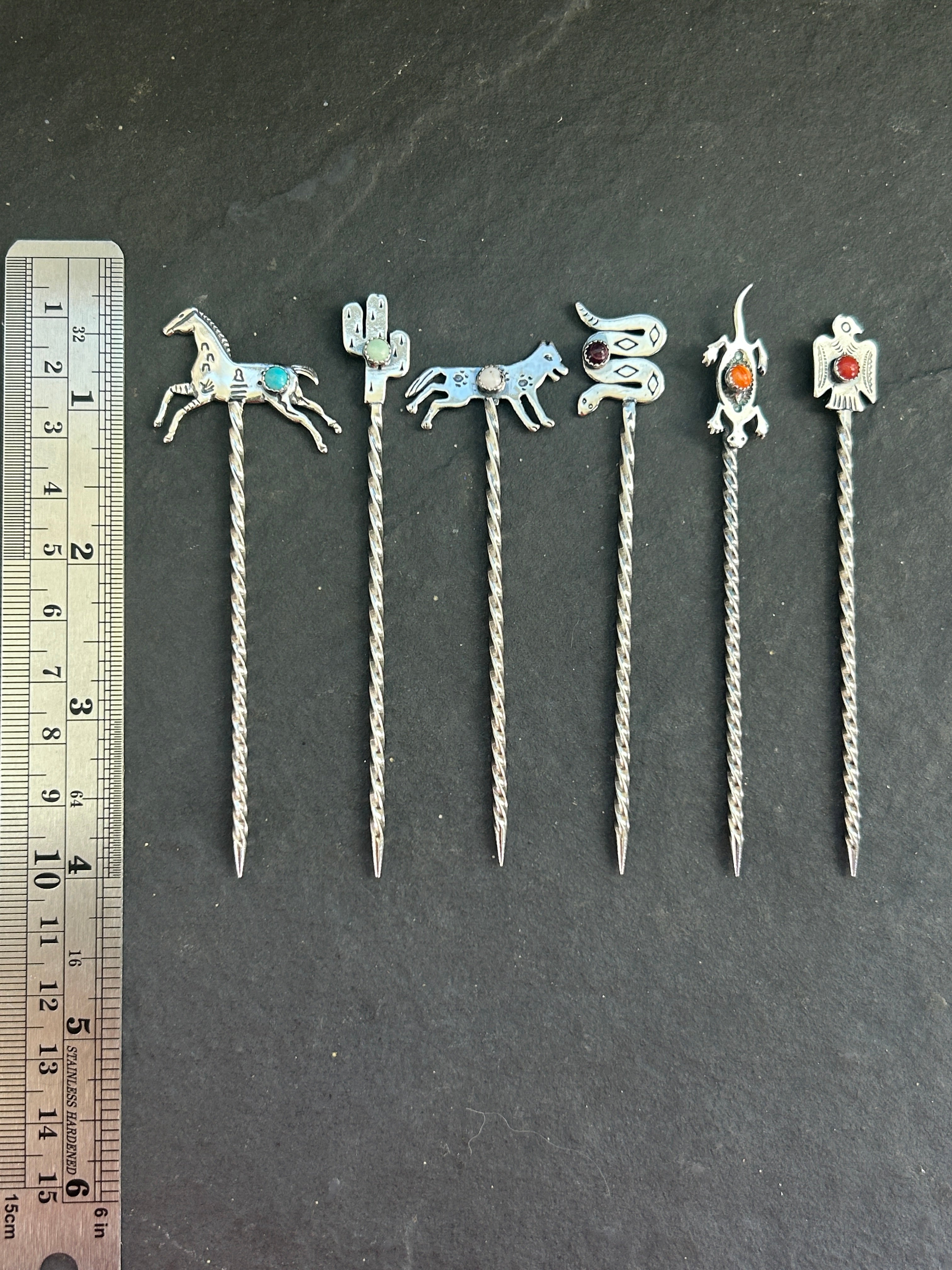 Painted Desert Set of 6 Sterling Silver Pick Collection