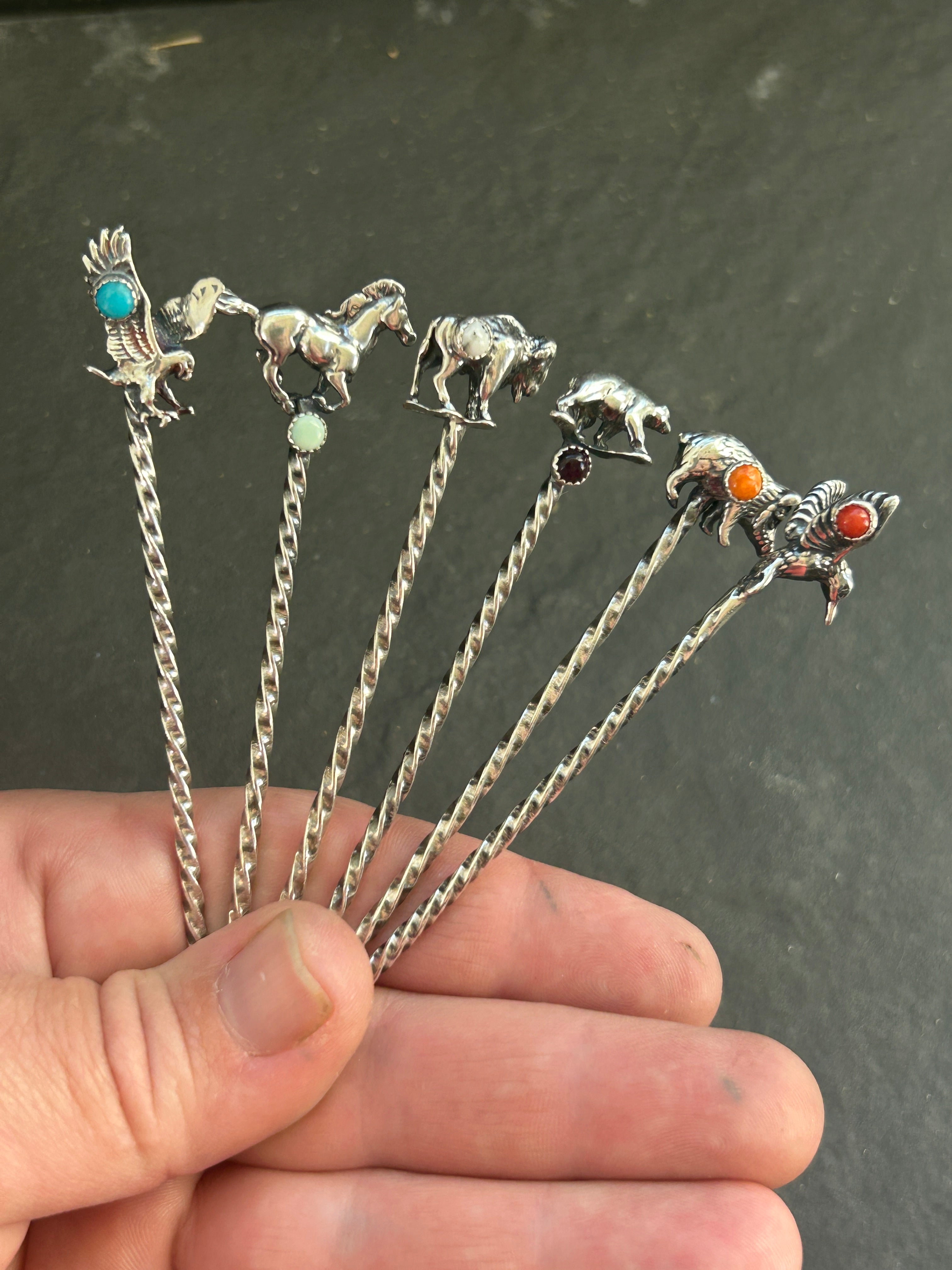 Untamed Set of 6 Sterling Silver Pick Collection