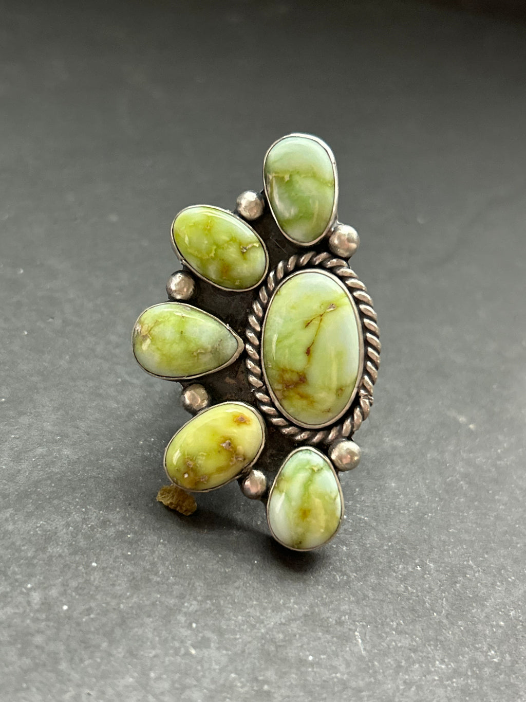Palomino Variscite Cluster Ring