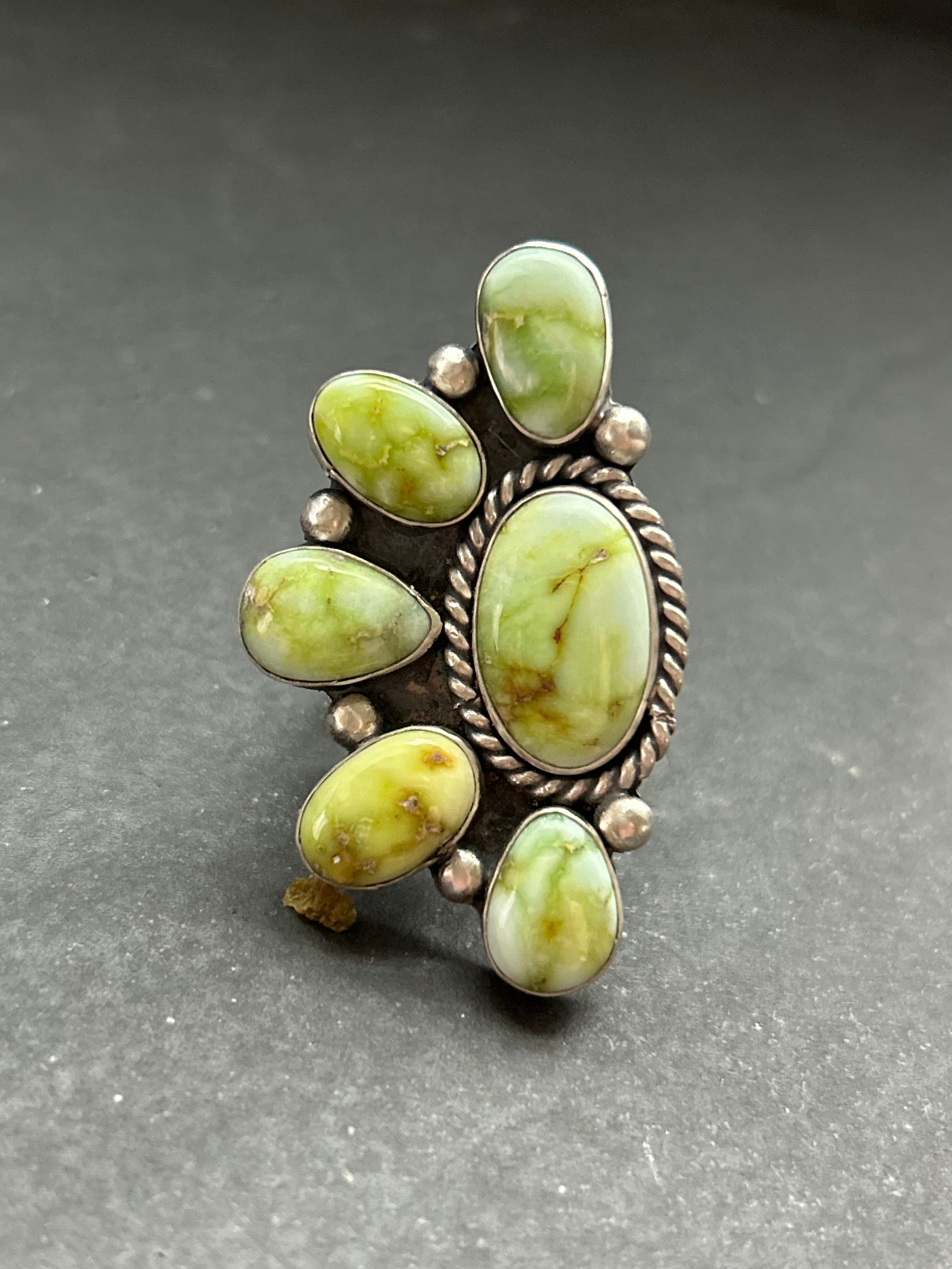 Palomino Variscite Cluster Ring