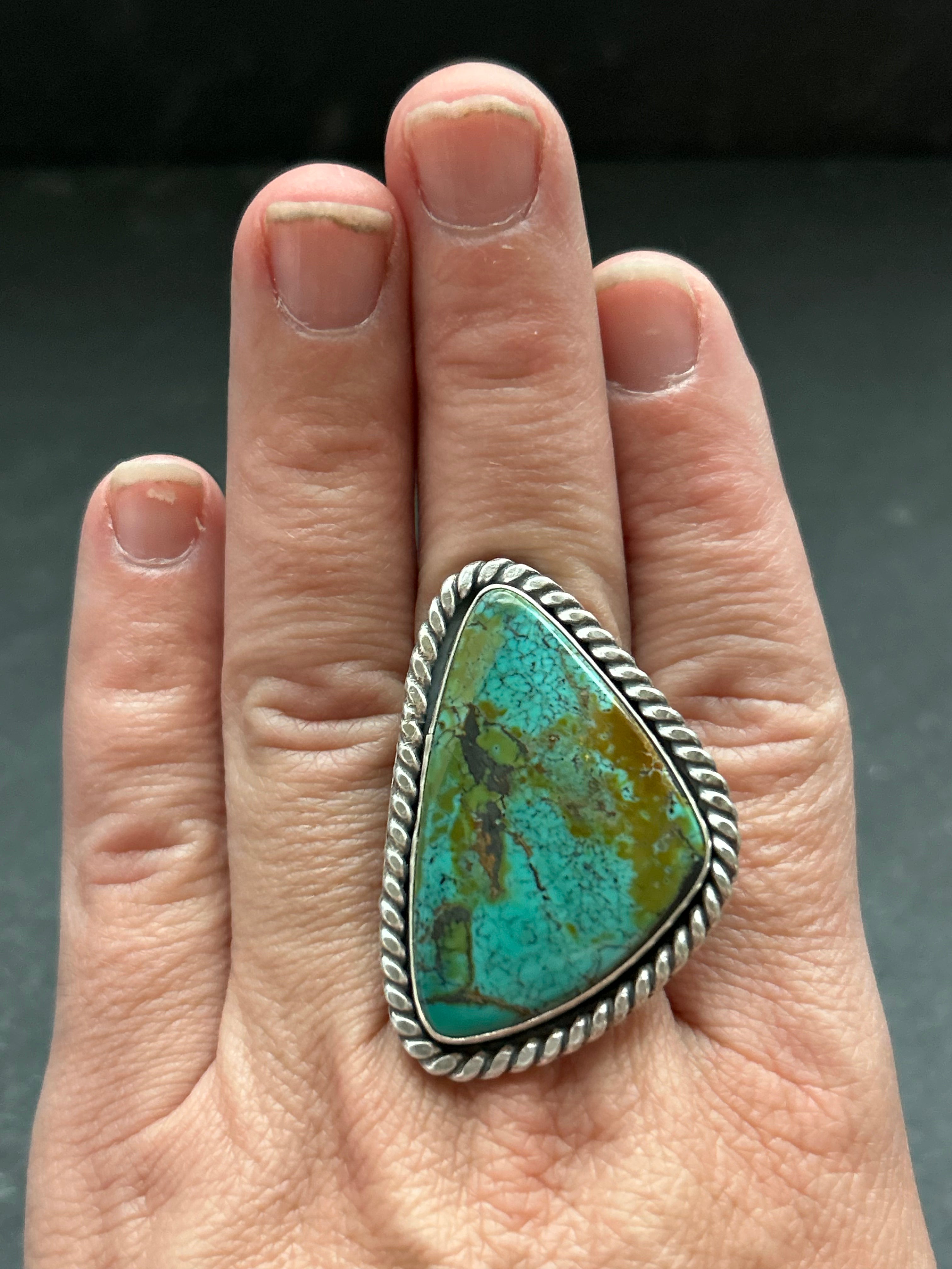 Black Hills Turquoise Ring Style #1