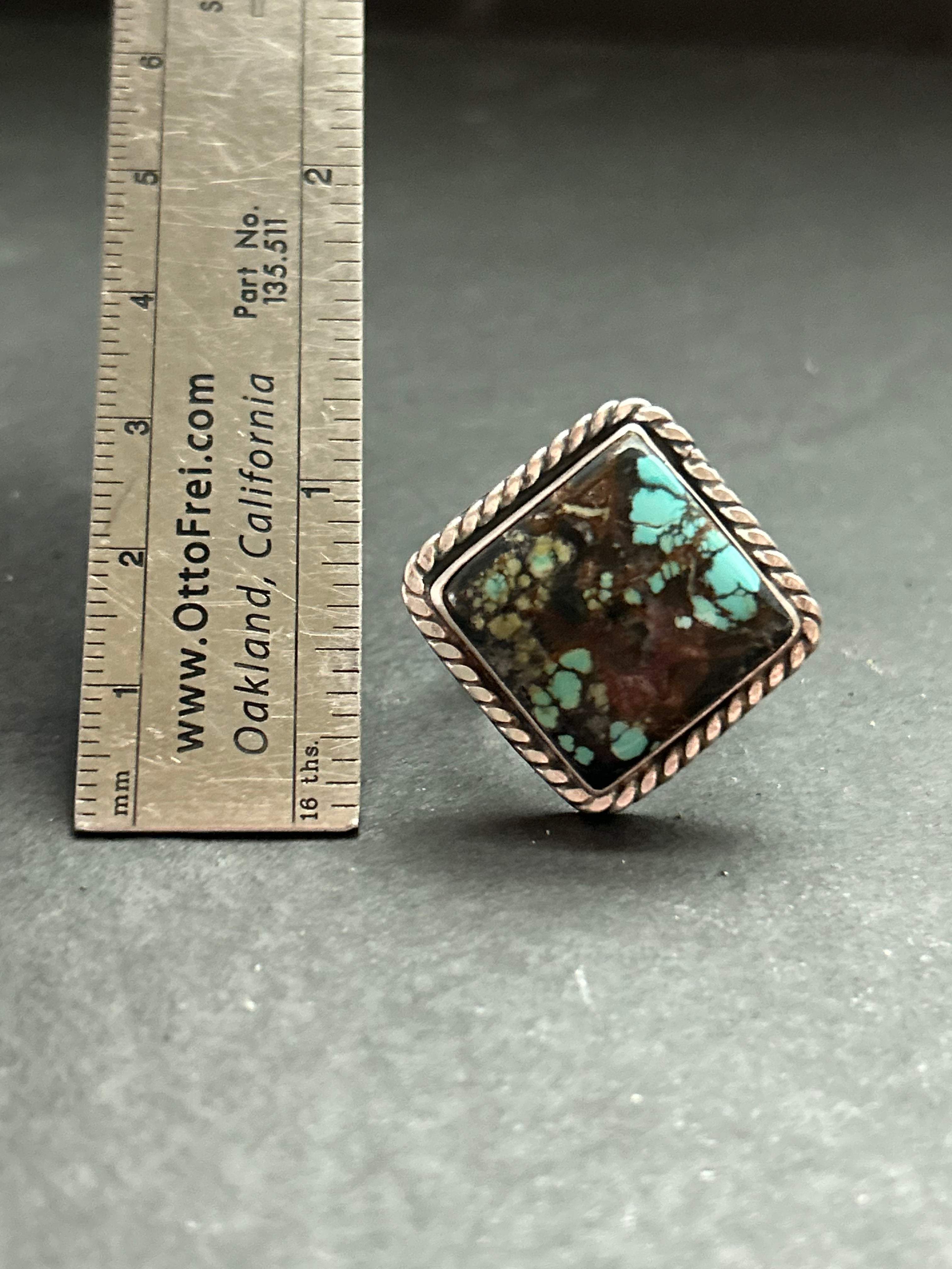 Black Hills Turquoise Ring Style #3